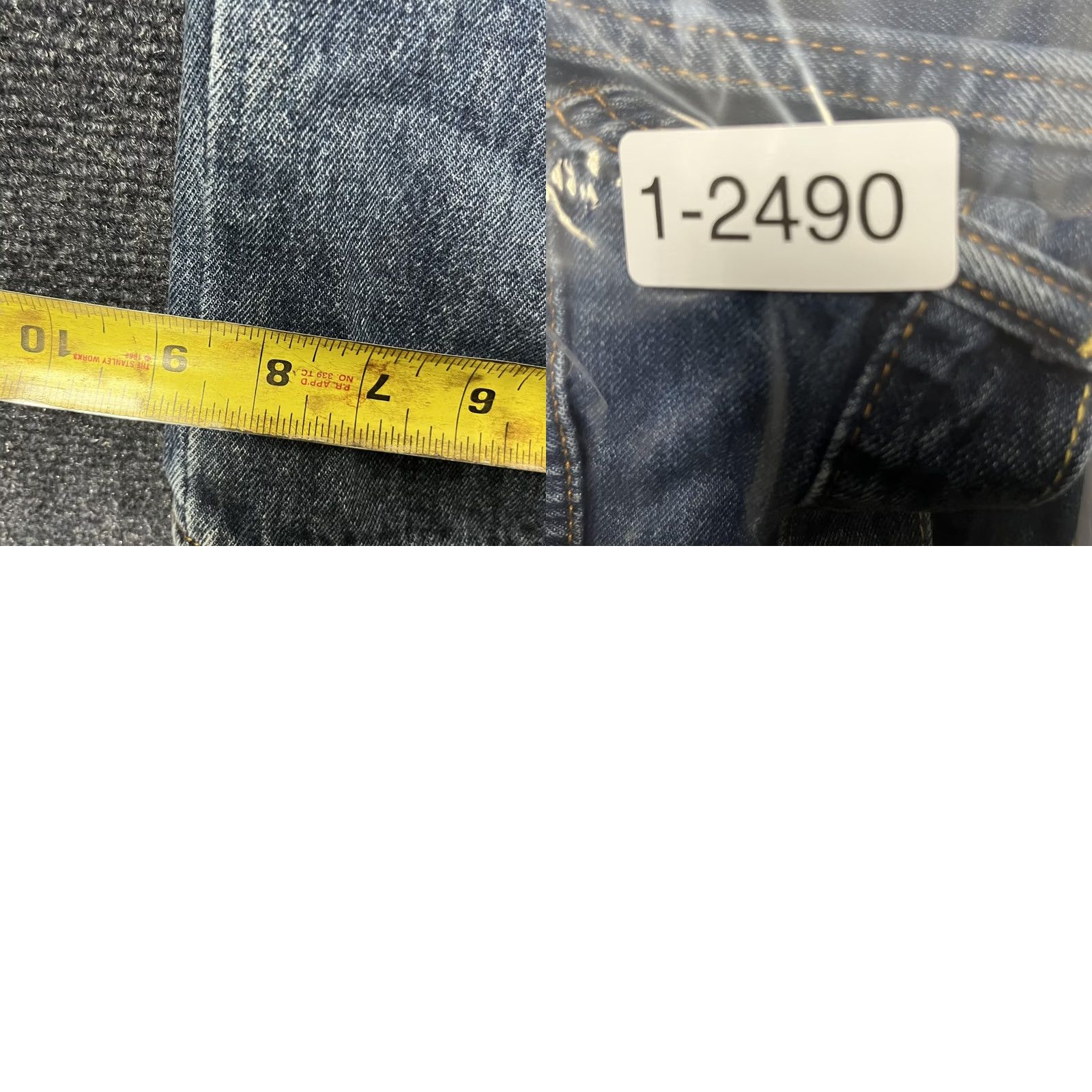Levi's Levi's 550 Jeans Mens 36x32 Blue Medium Wash Denim Relaxed Fit Tapered Leg Denim Jeans Waist 36 Inseam 32 Size US 36 / EU 52 - 8 Thumbnail