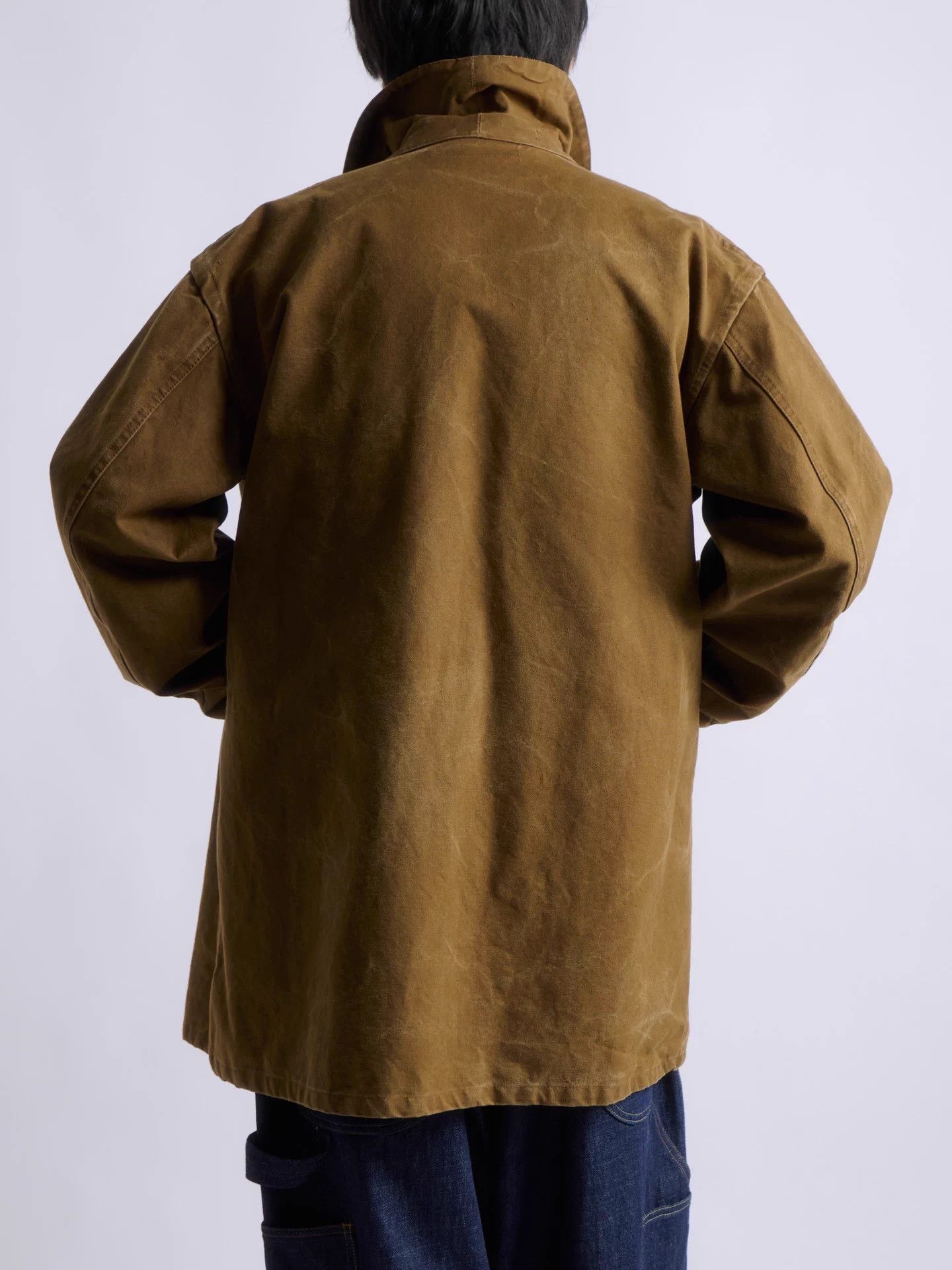 50 Cent 50s SNCF Railroad Workwear Jacket Vintage Cotton L Size US L / EU 52-54 / 3 - 4 Thumbnail
