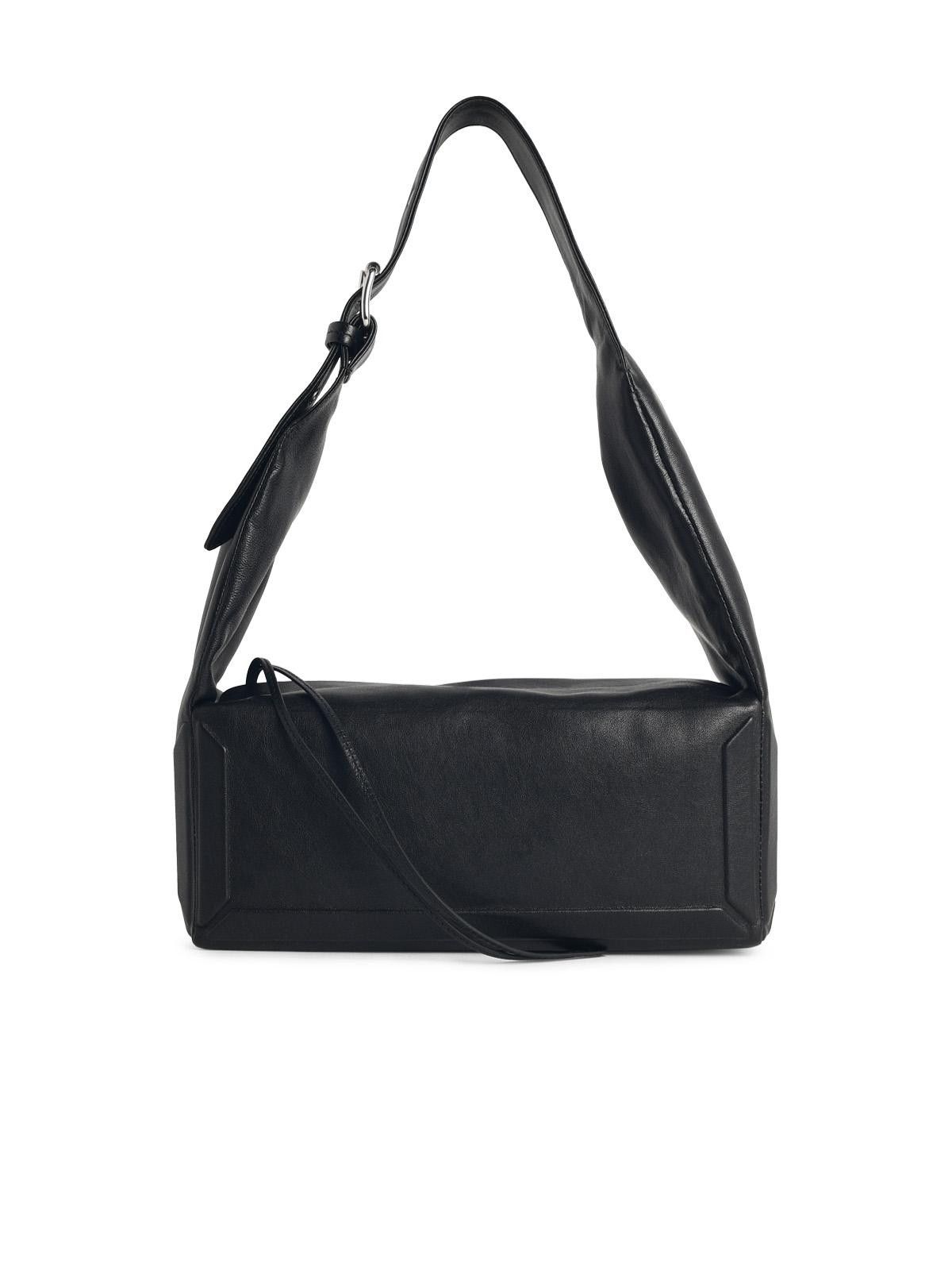 Maison Margiela 'box Eas West' Medium Bag In Black Leather, Women's