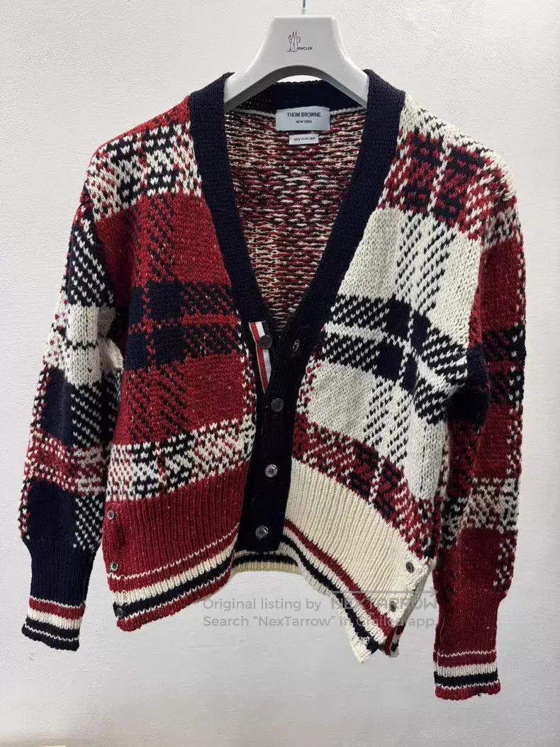 Thom Browne Thom Browne Contrast Color Cardigan Size US M / EU 48-50 / 2 - 1 Thumbnail