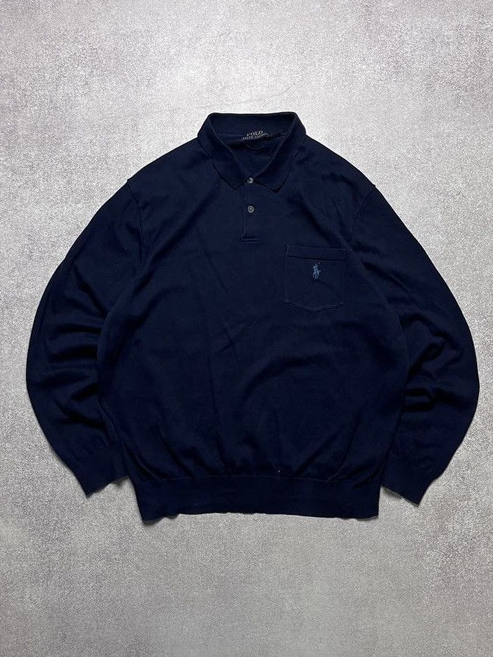 Polo Ralph Lauren VINTAGE POLO RALPH LAUREN KNIT LONGSLEEVE SWEATER L Size US L / EU 52-54 / 3 - 1 Thumbnail
