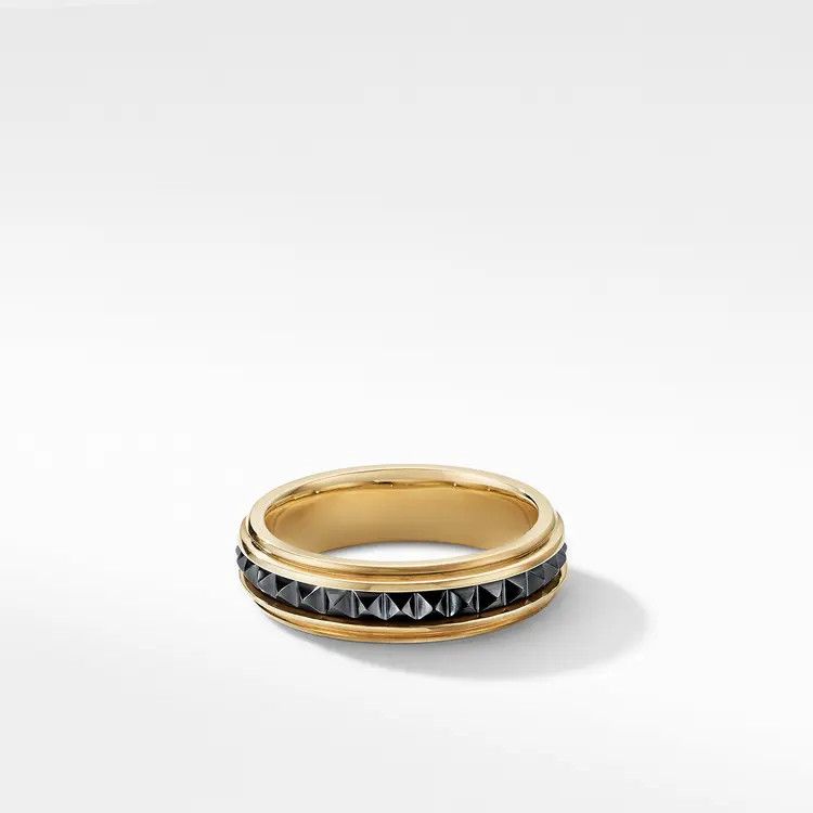 David Yurman o1w1db11025 R25481M /Size 8 /Rings in Golden Size ONE SIZE - 1 Thumbnail