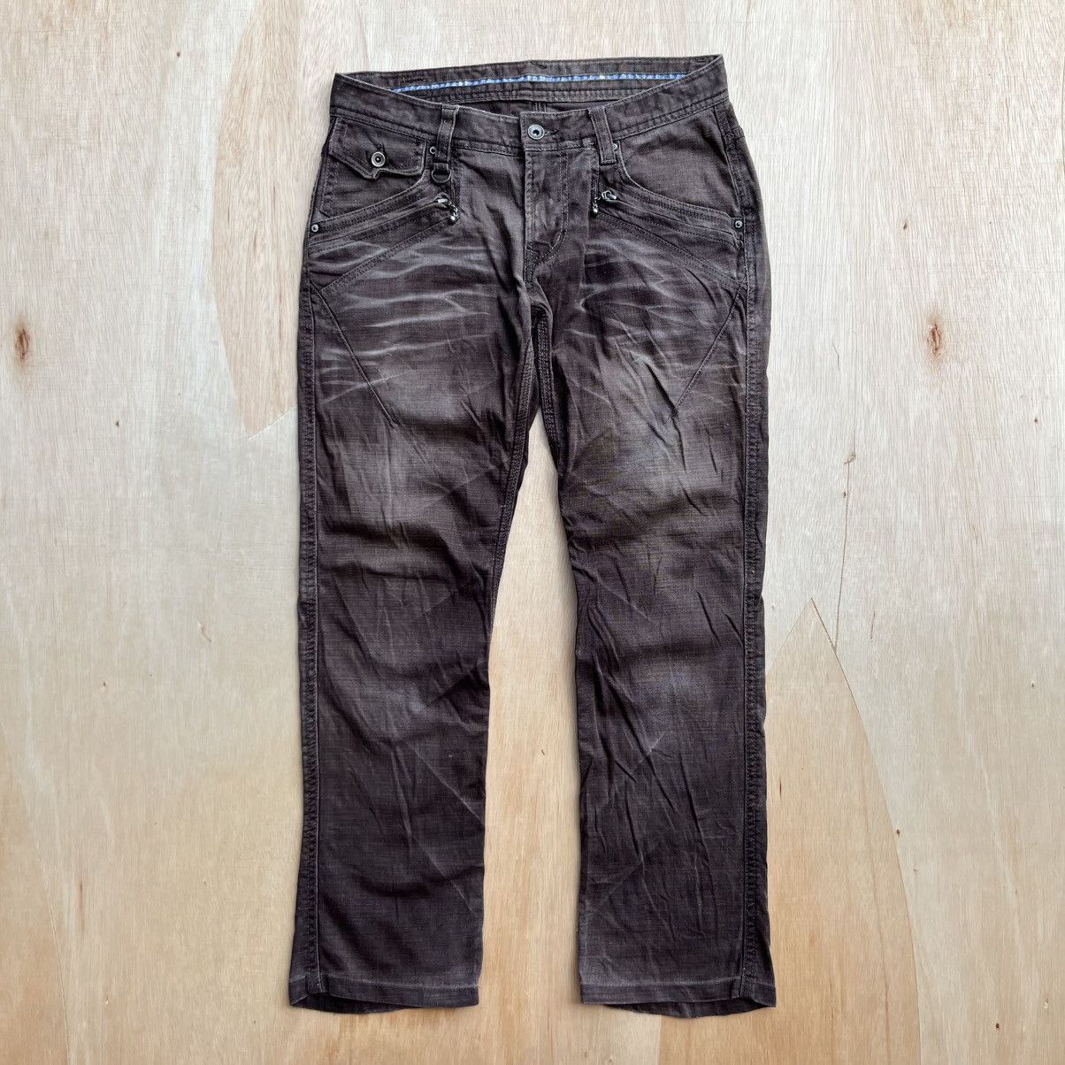 Nicole Club NICOLE CLUB FOR MEN ELABORATE DISTRESSED DENIM VINTAGE Size US 30 / EU 46 - 1 Thumbnail