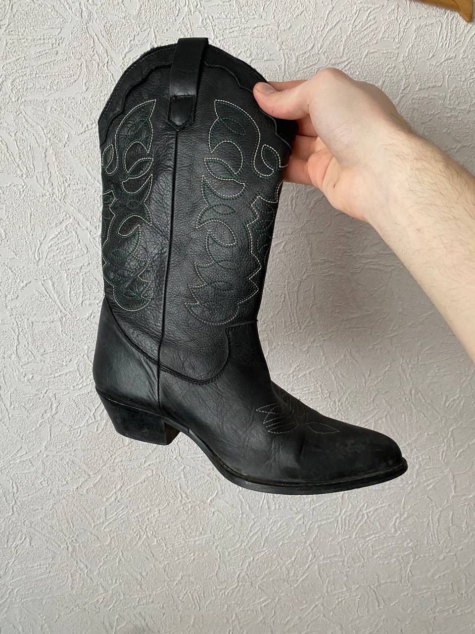 Vintage Vintage Spanish Leather Cowboy Western Boots Sz 39 Size US 9 / IT 39 - 9 Thumbnail