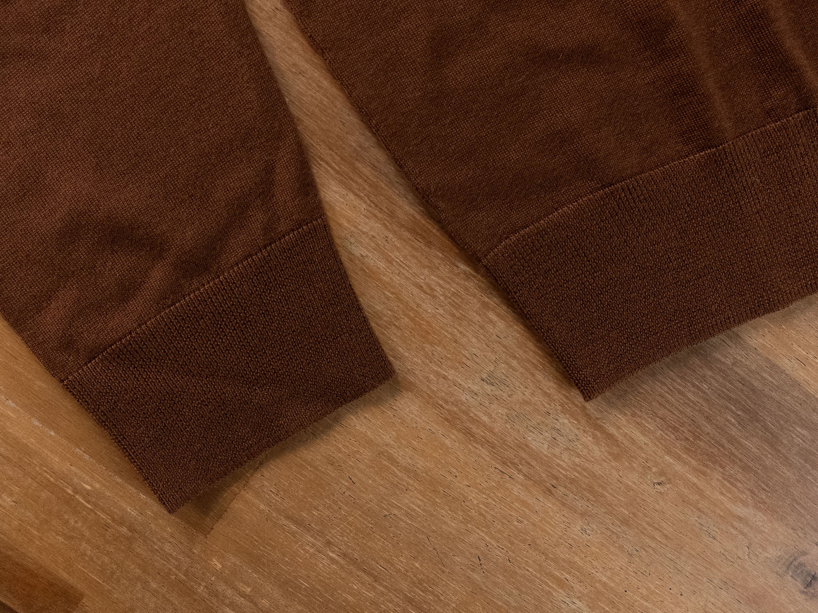 Paul Smith PAUL SMITH mainline brown merino wool sweater Medium Size US M / EU 48-50 / 2 - 5 Thumbnail