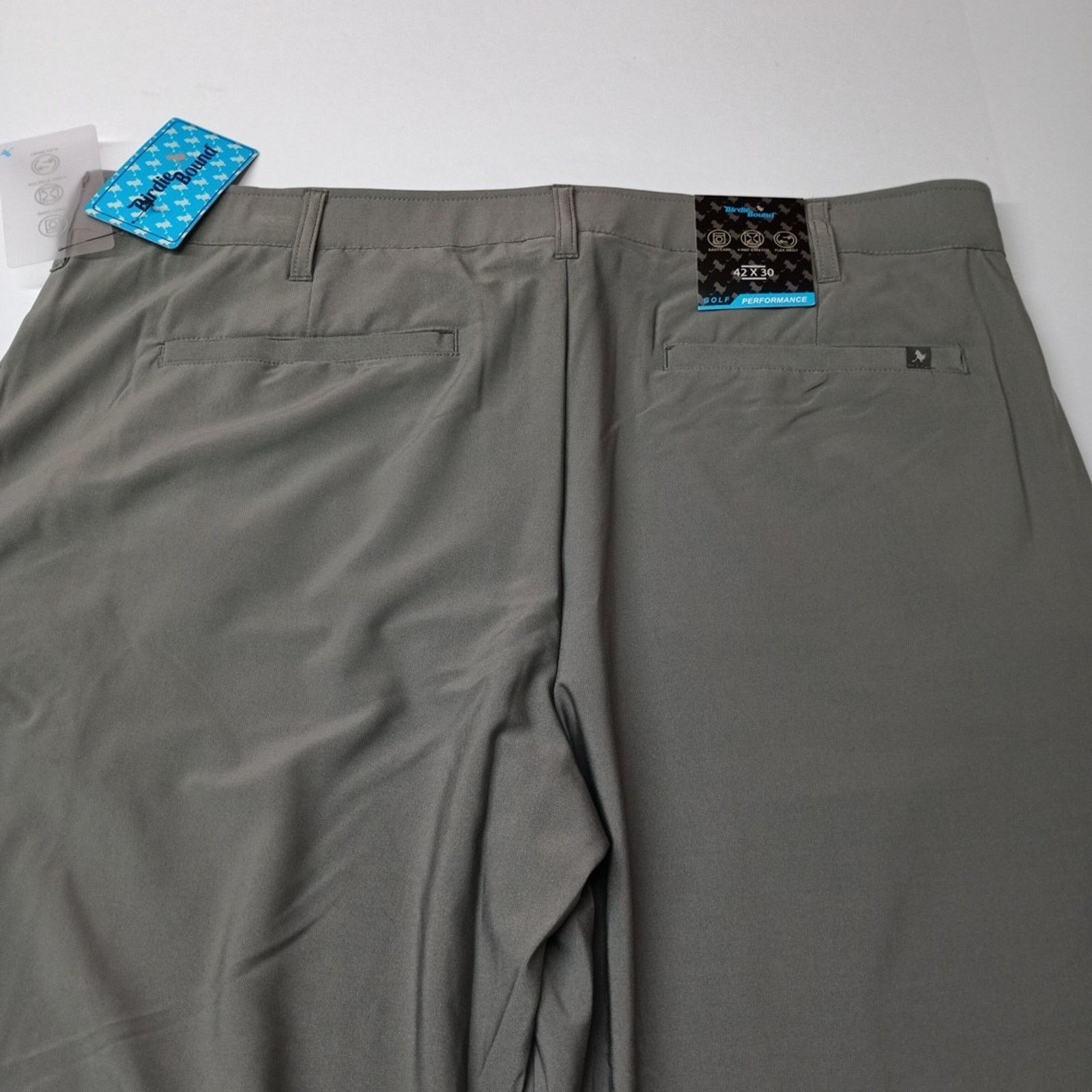 Other Birdie Bound Golf Pants Men's Size 42x30 Gray Flex Straight Size US 42 / EU 58 - 9 Thumbnail