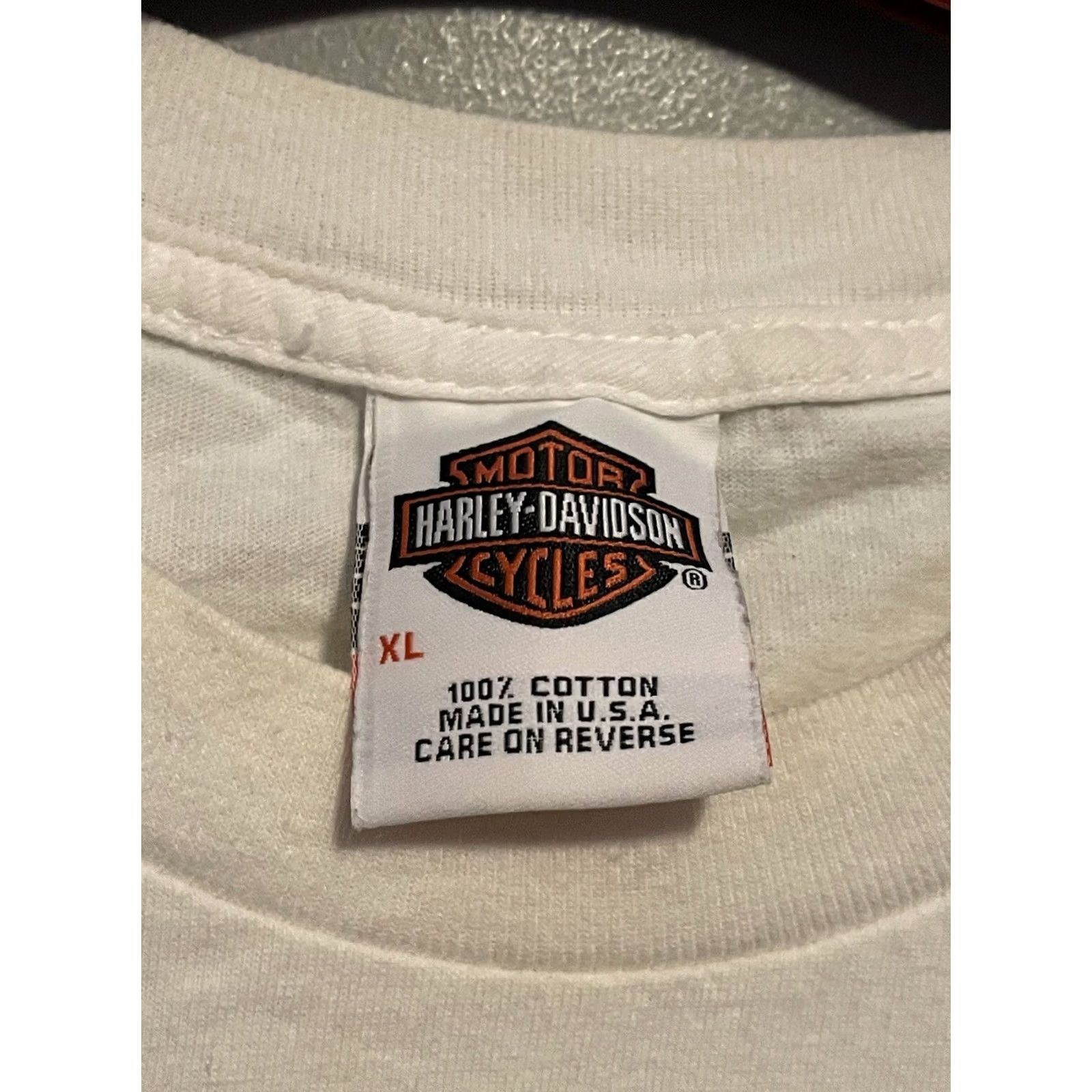 Harley Davidson VINTAGE Harley-Davidson Motorcycle T-Shirt Men XL White Short Sleeve Crew Neck Honolulu Hawaii E95 Size US XL / EU 56 / 4 - 6 Thumbnail