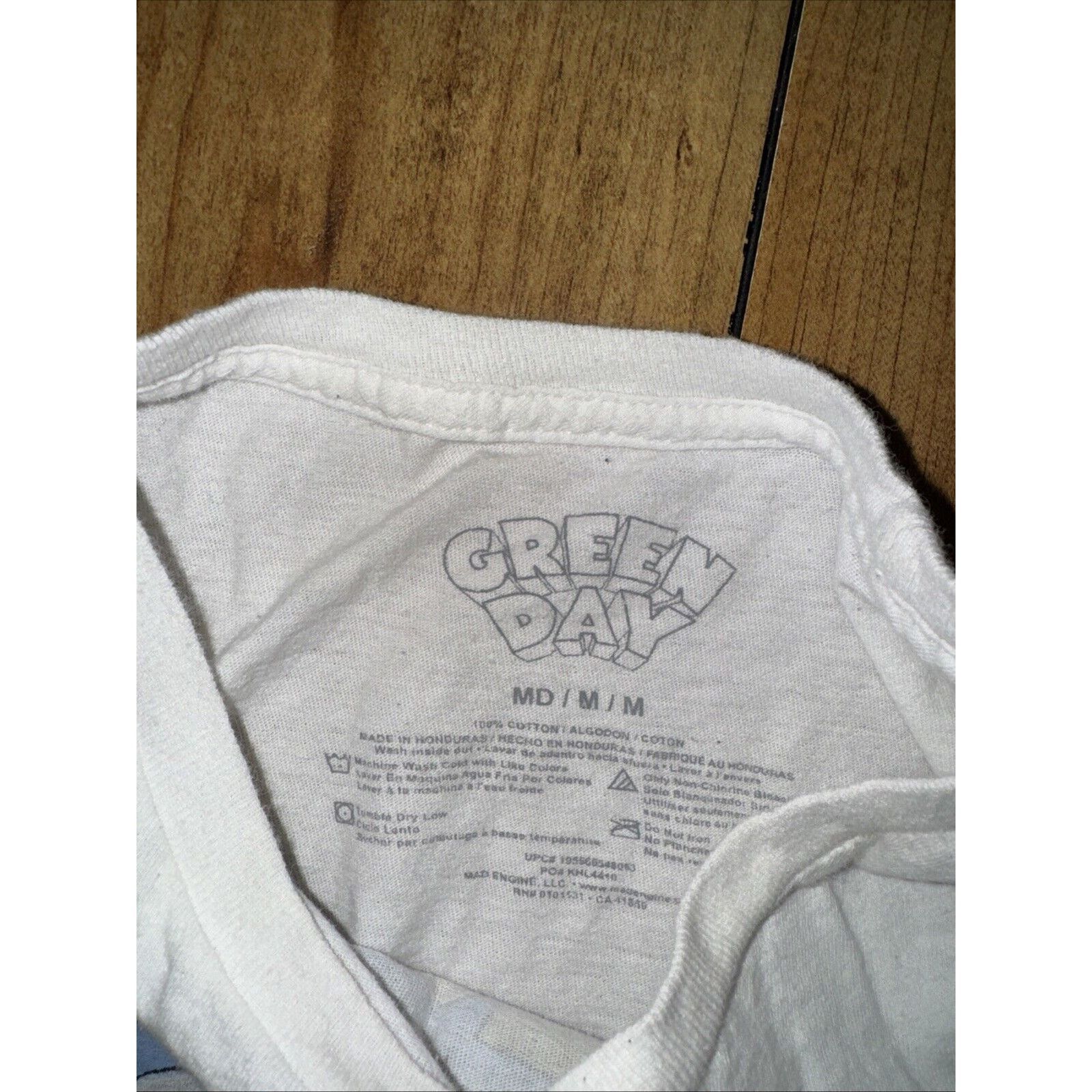 Band Tees × Rap Tees × Vintage Green Day Dookie Band Tee T-Shirt White Med 19x24 Size US S / EU 44-46 / 1 - 5 Thumbnail