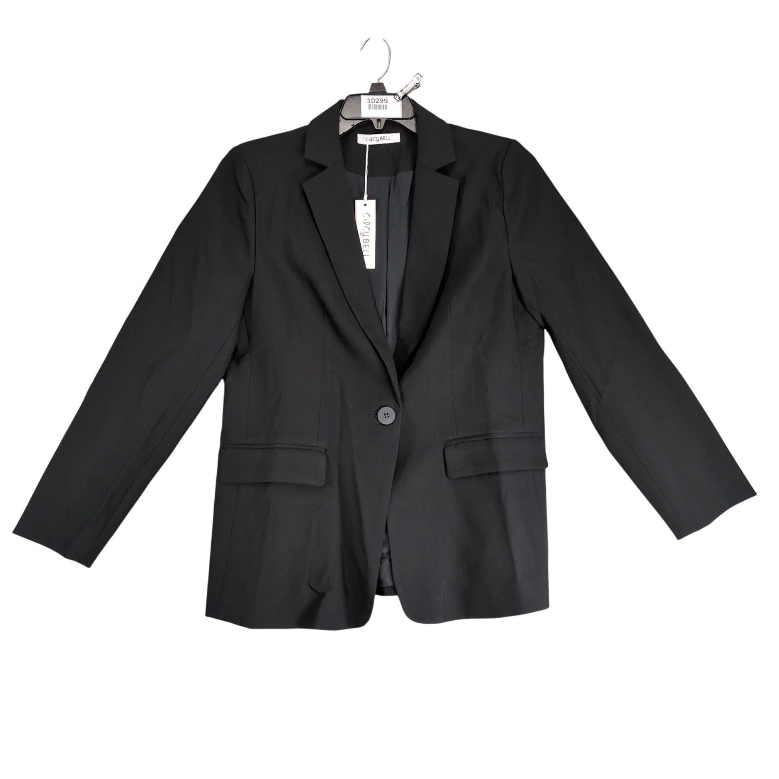 Other NWT Cicy Bell Black Blazer Jacket Women's L Single Button Size L / US 10 / IT 46 - 1 Thumbnail