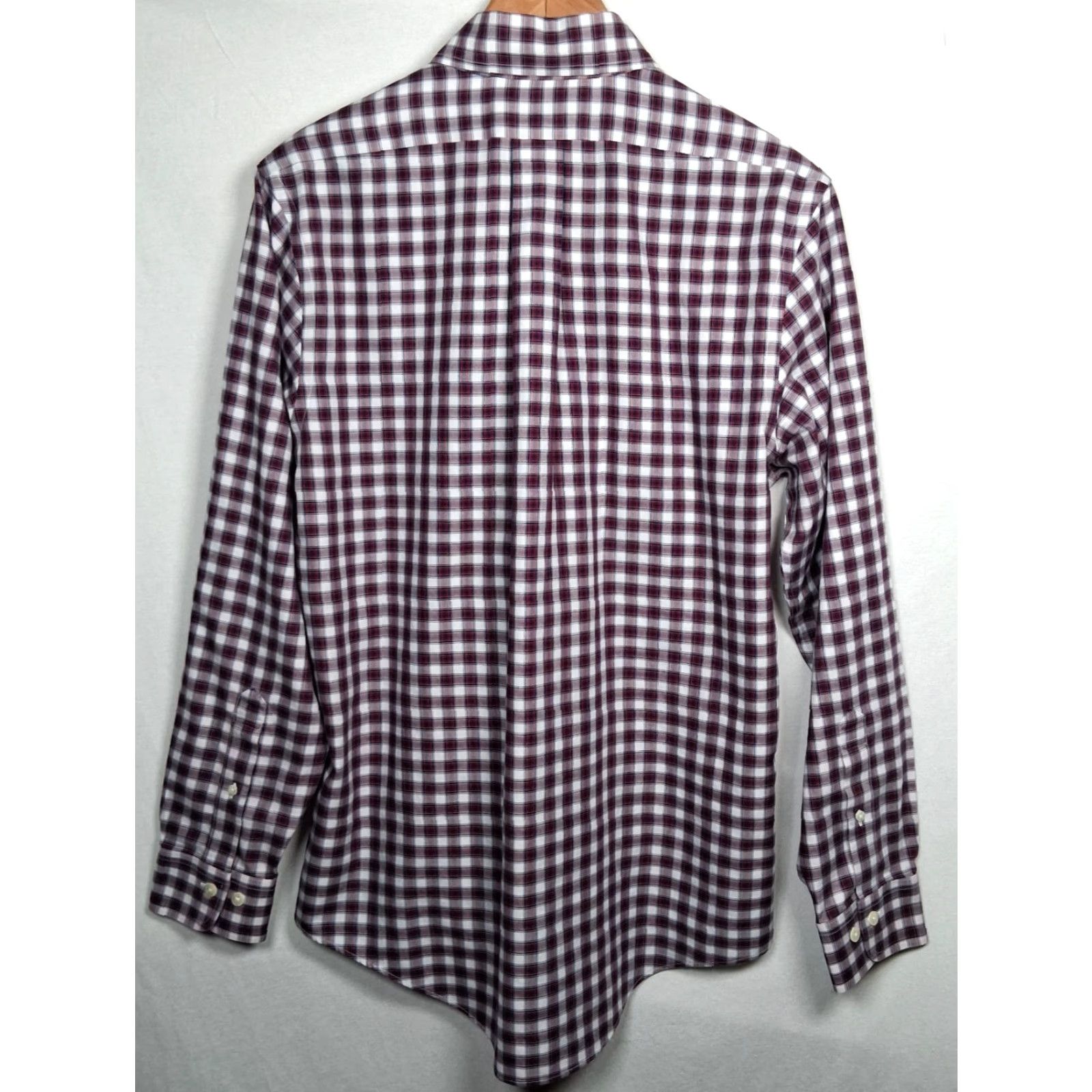 Brooks Brothers Brooks Brothers Dress Shirt Men Medium Regent Fit White Red Blue Plaid Button Down Shirt Size US M / EU 48-50 / 2 - 3 Thumbnail