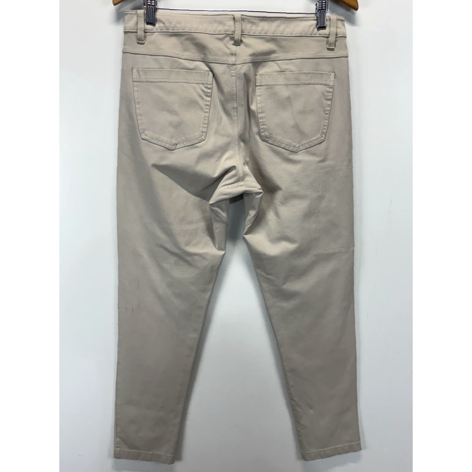 Vintage VINTAGE BYLT Mens Skinny Fit Chino Pants Size 30 Beige Casual Slimming Stretch Fall Spring Summer Winter Size US 30 / EU 46 - 3 Thumbnail