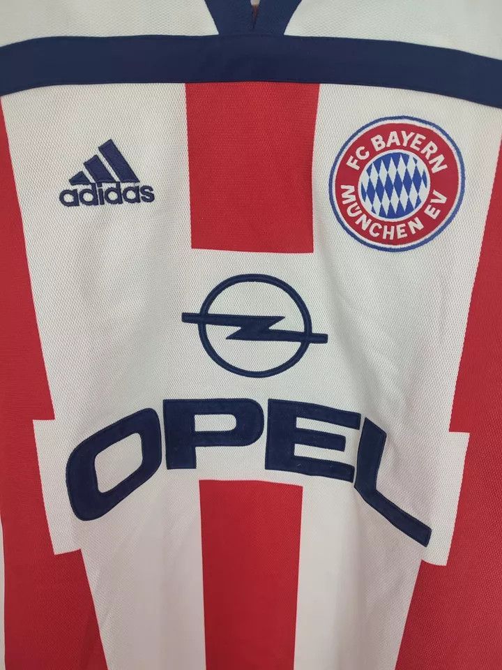Adidas 2000-01 Bayern Munich Away FOOTBALL Kit SHIRT SOCCER Size US L / EU 52-54 / 3 - 12 Thumbnail