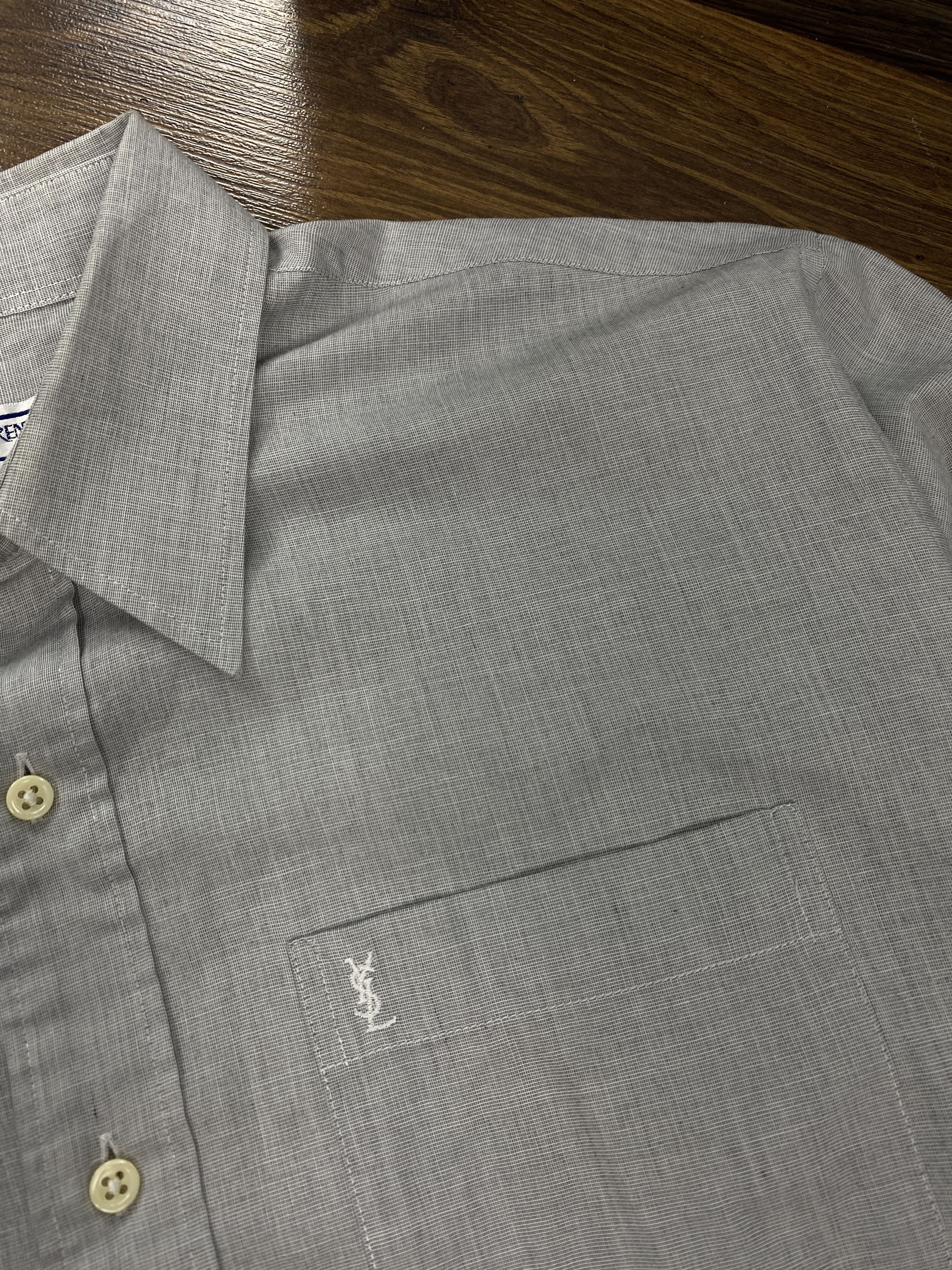 Yves Saint Laurent Yves Saint Laurent vintage YSL long sleeve shirt Size US L / EU 52-54 / 3 - 3 Thumbnail