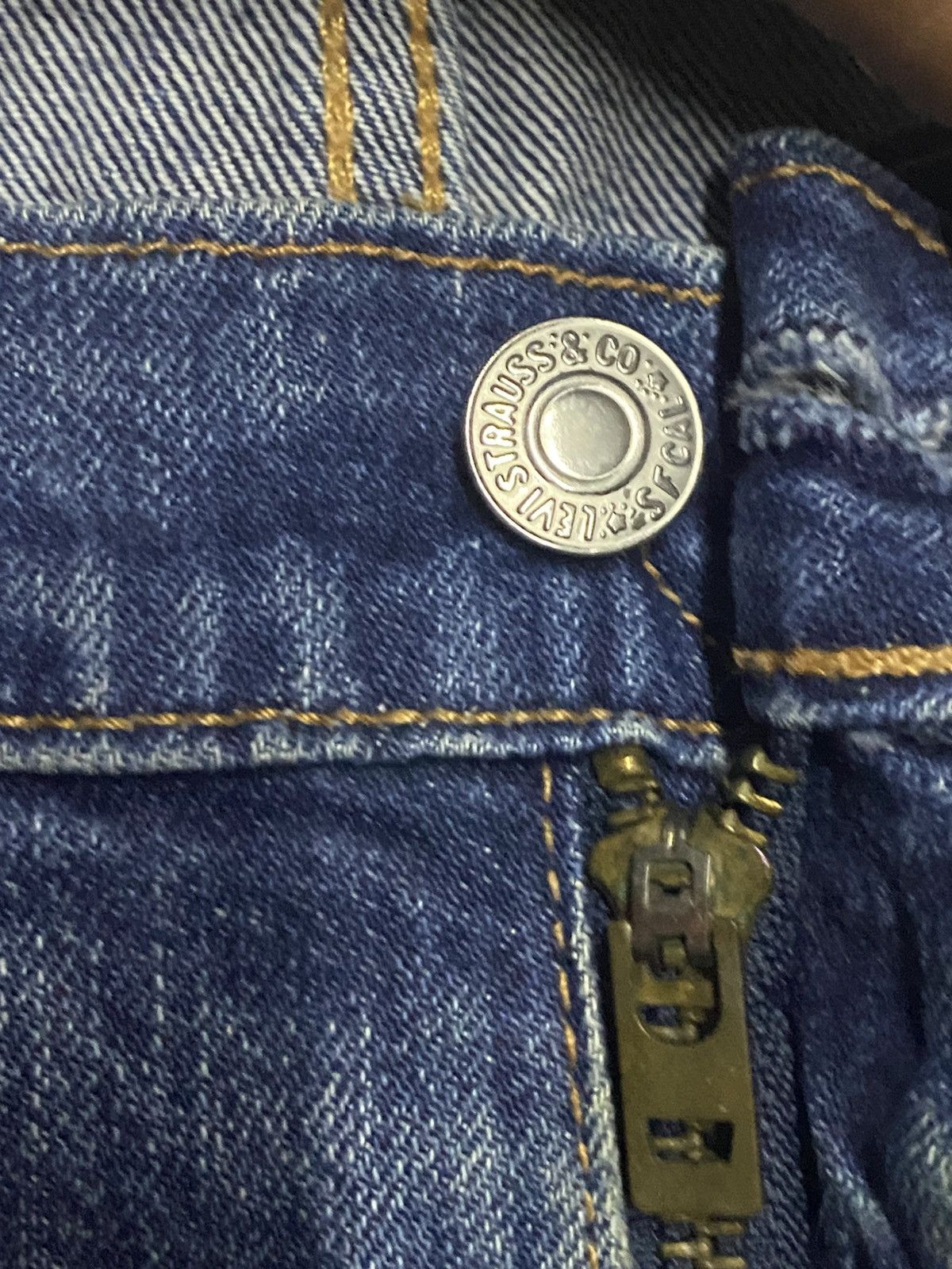 Levi's Vintage Levis 511 Big E Blue Wash Slim Fit Jeans Size US 30 / EU 46 - 8 Thumbnail