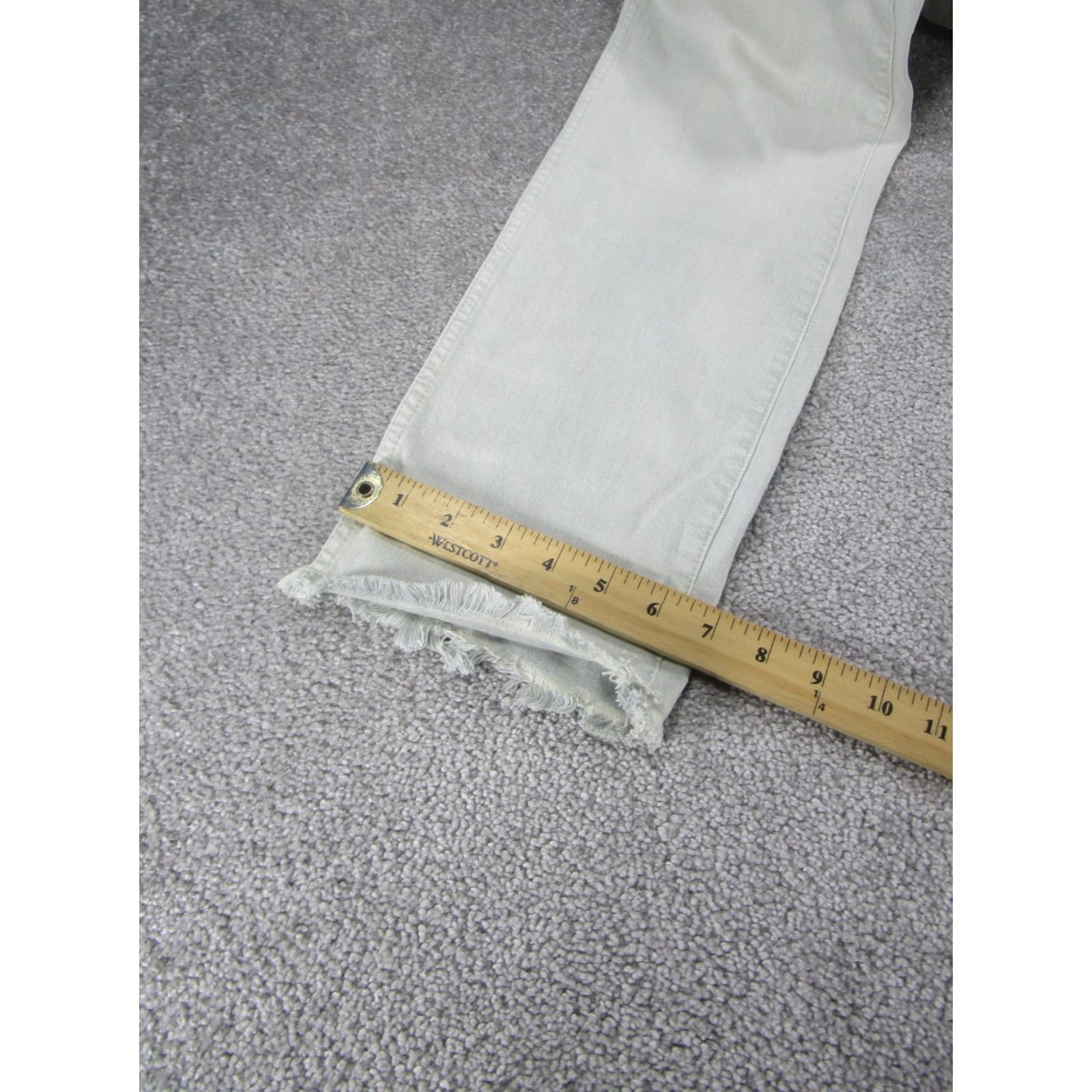 J.Crew VINTAGE J.Crew Women's Jeans Straight High Rise 30 Blue Garment-Dyed Light Wash 90s Size 30" / US 8 / IT 44 - 6 Thumbnail
