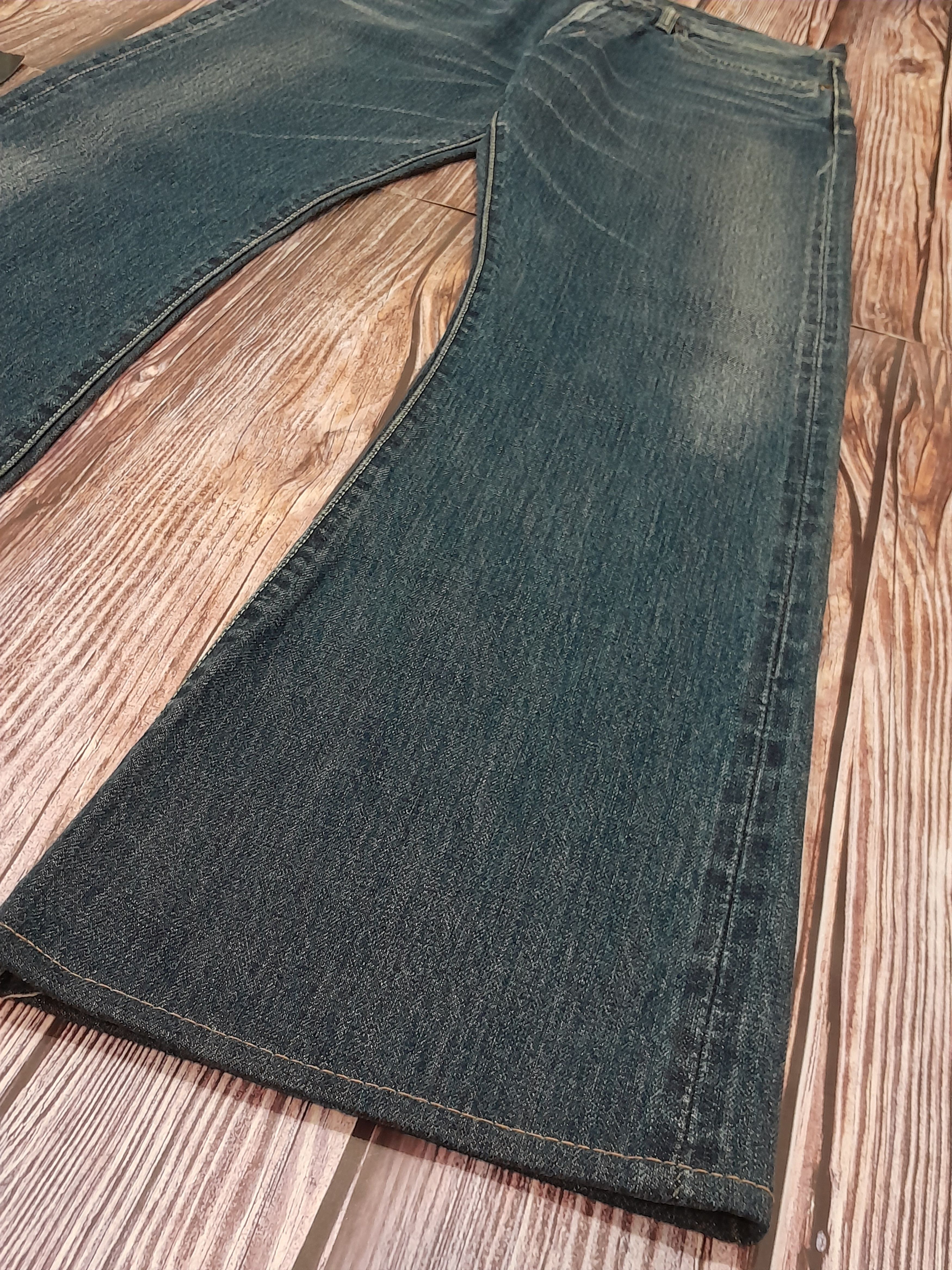 Japanese Brand KAPITAL Jeans Flare Bell Bottom Bootcut Vintage Size US 33 - 3 Thumbnail