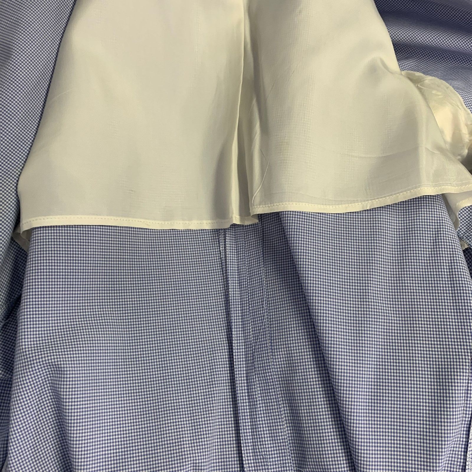 Polo Ralph Lauren POLO by RALPH LAUREN Size XL Blue White Gingham Cotton Suit Size 44R - 9 Thumbnail