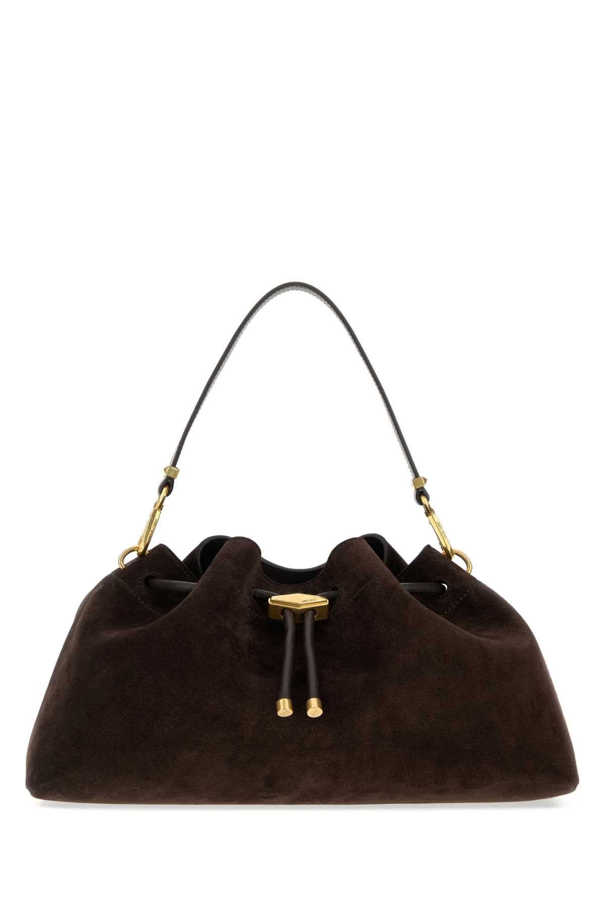 Jimmy Choo Brown Suede Bon Bon Bucket Bag Size ONE SIZE - 1 Thumbnail