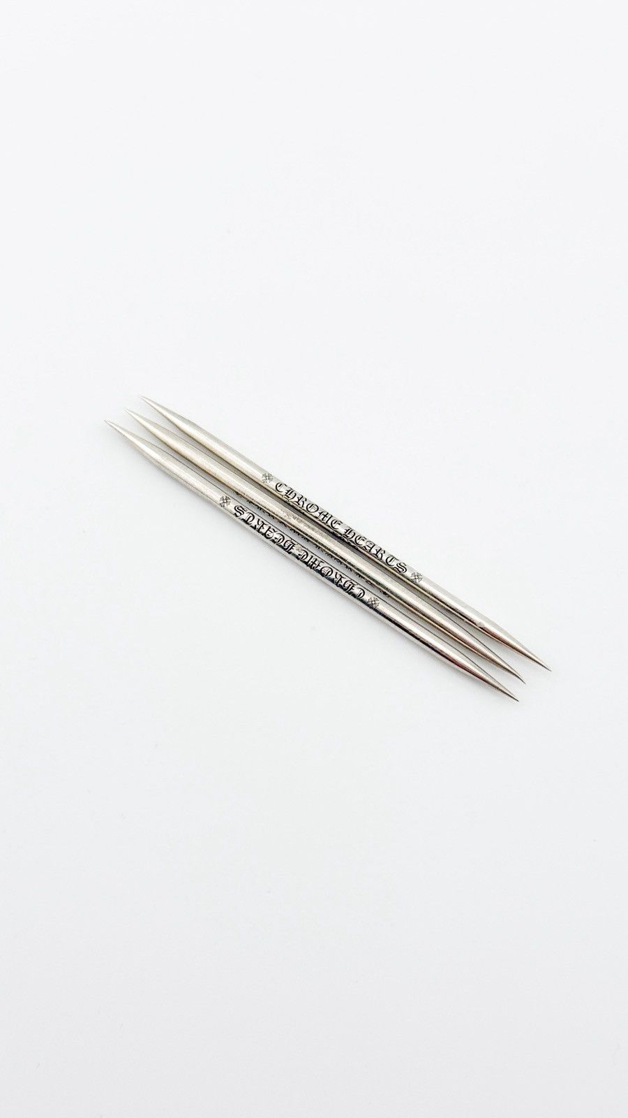 Chrome Hearts SUPER RARE! Chrome Hearts Sliver Toothpick 3 sets Size ONE SIZE - 5 Thumbnail
