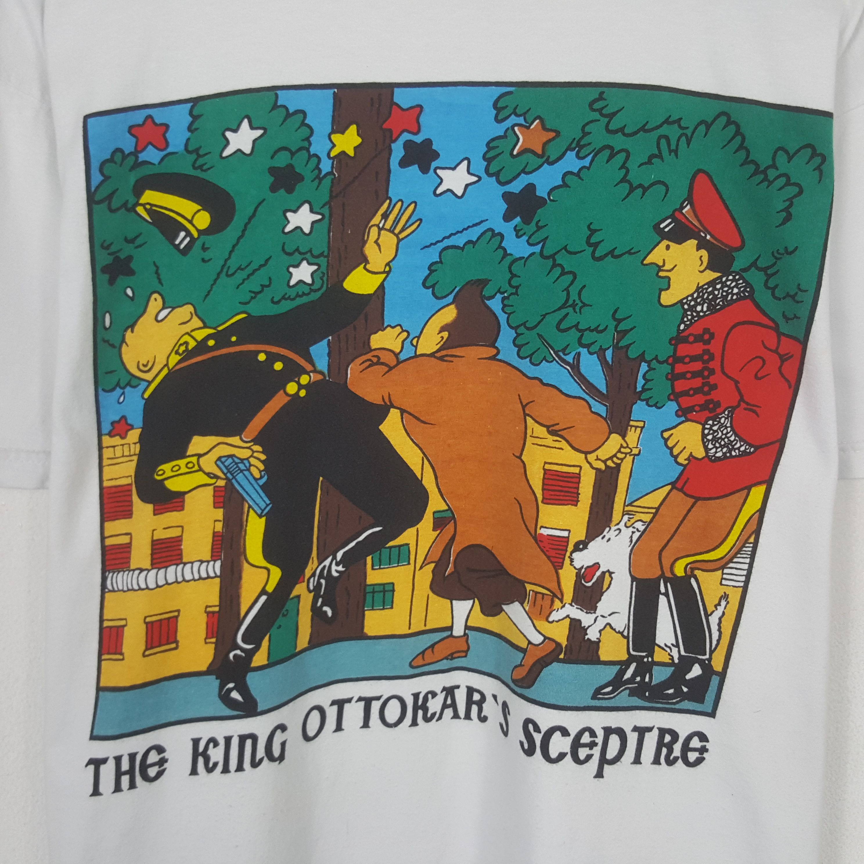 Other Vintage TINTIN The King Ottokars Sceptre Tshirt Size US L / EU 52-54 / 3 - 2 Thumbnail