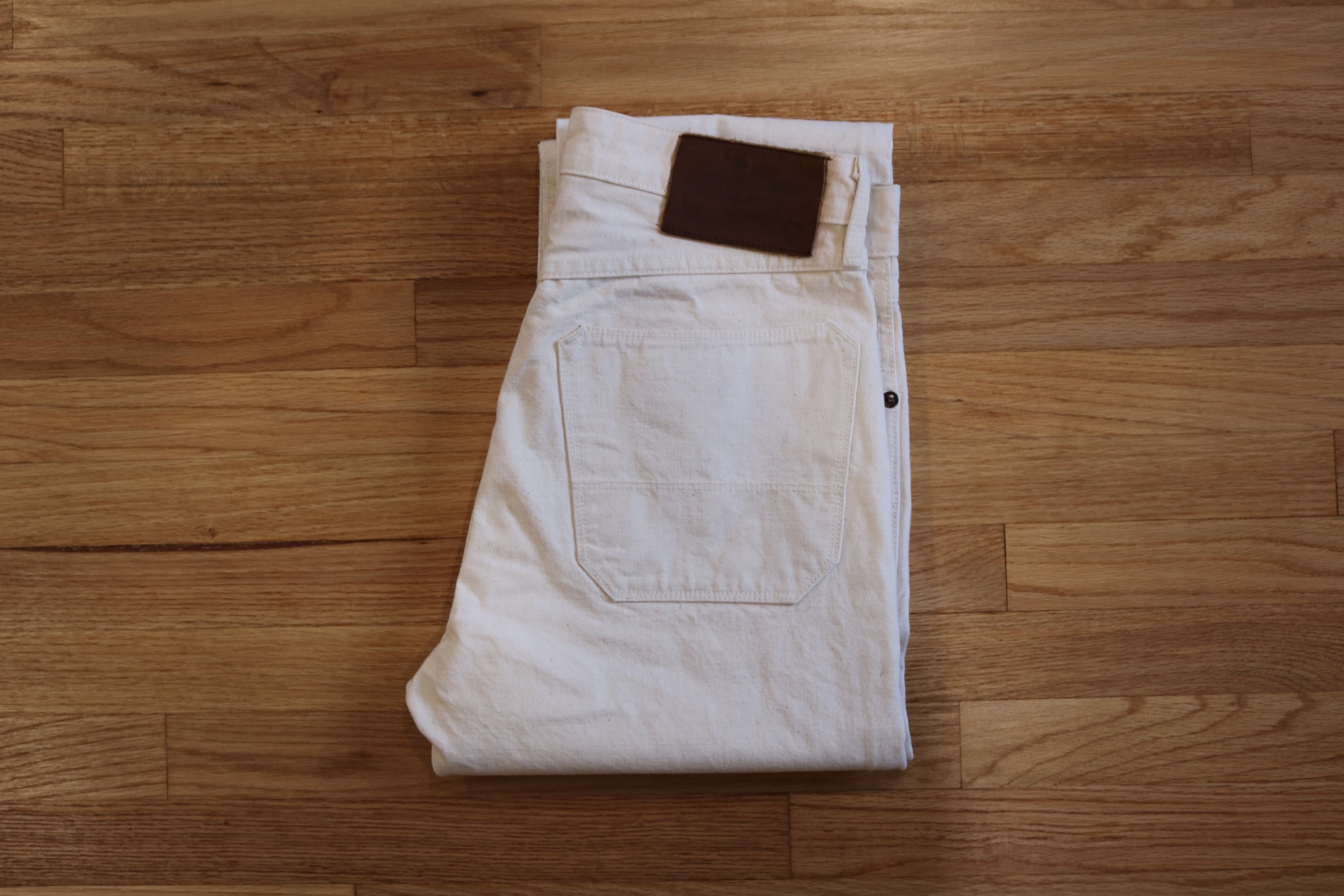 image of Freenote Cloth Wilkes Western Ecru Pants, Men's (Size 30)