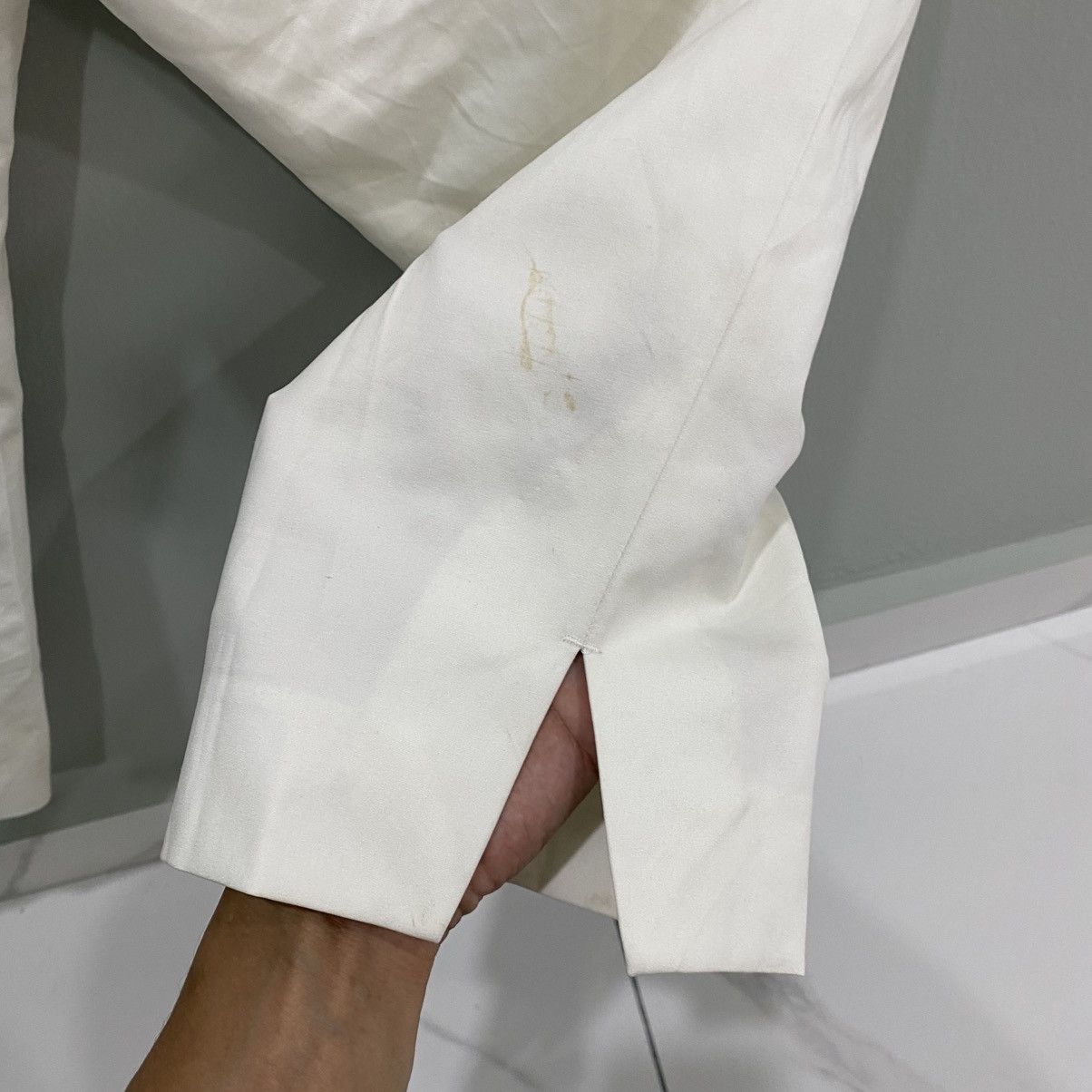 Issey Miyake Issey Miyake Pleated Balloon Leg Tapered Trousers White Size US 28 / EU 44 - 9 Thumbnail