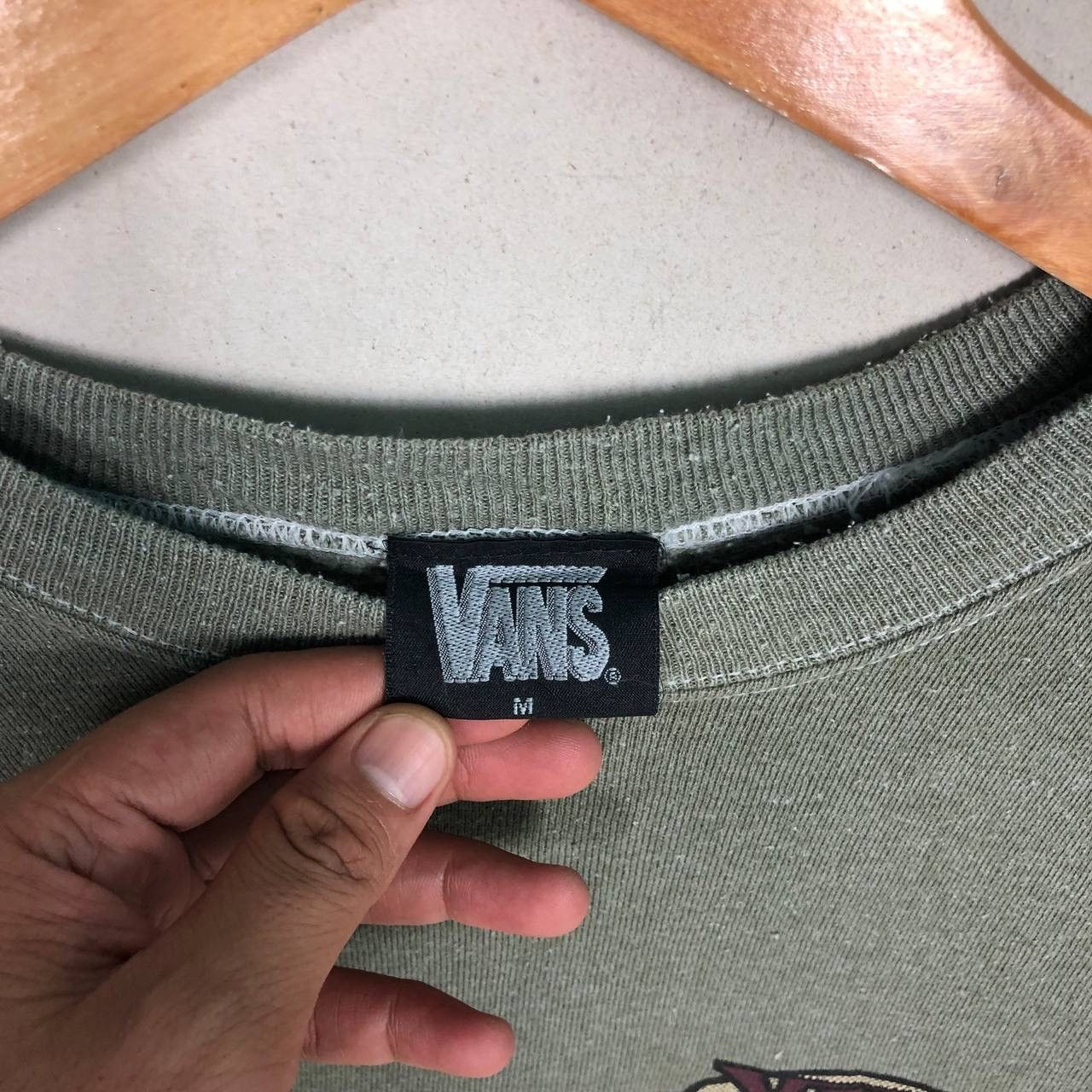 Vans × Vintage Vintage 90s Vans Skateboard Sweatshirt Size US S / EU 44-46 / 1 - 5 Thumbnail