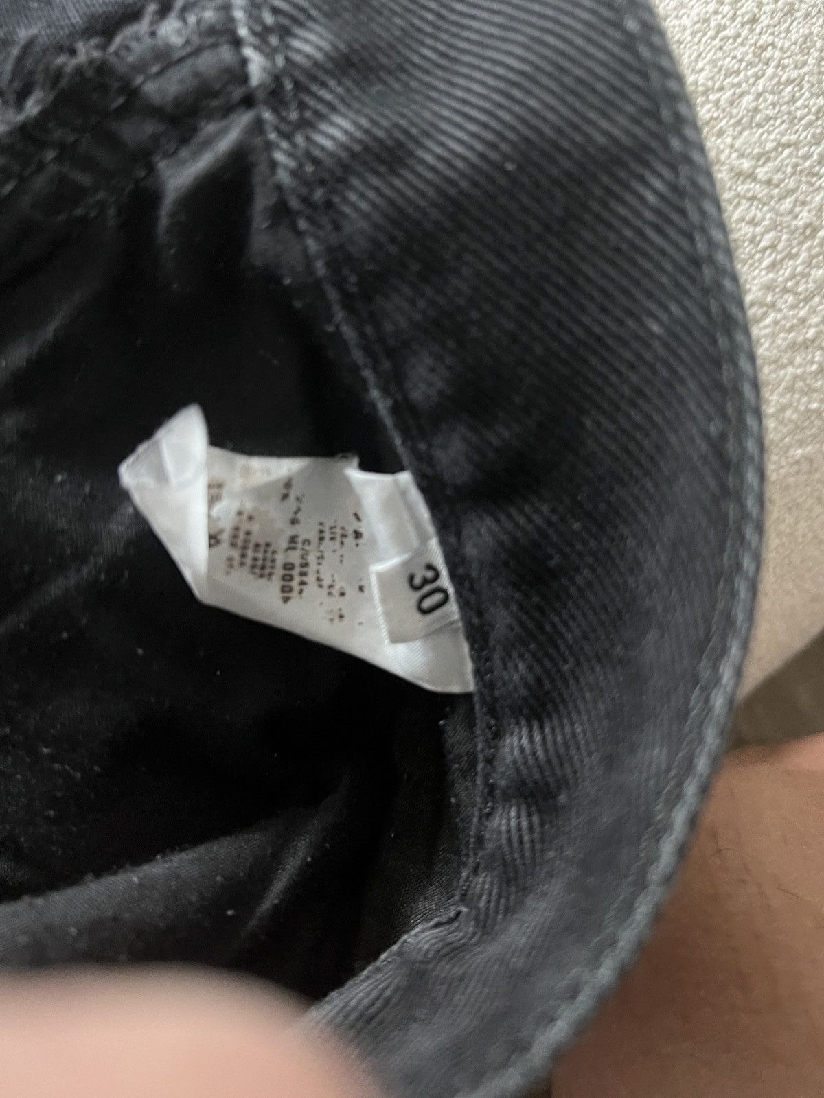 Helmut Lang Black Coated Denim Size US 30 / EU 46 - 7 Thumbnail