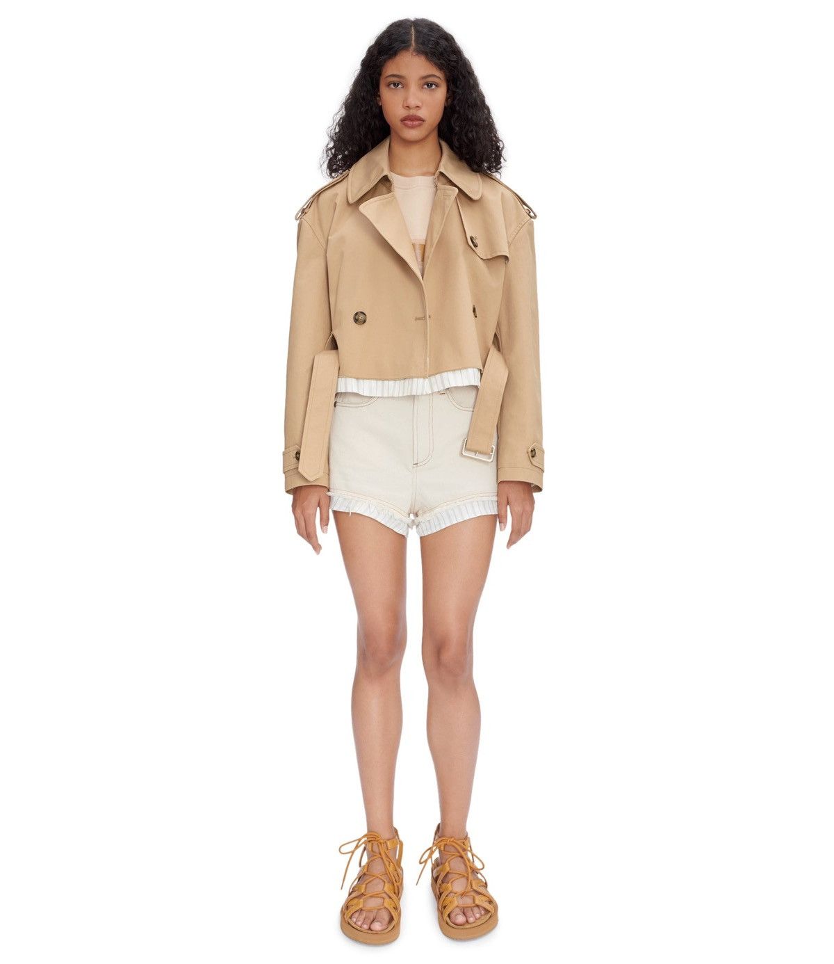 A.P.C. A.P.C. Horace Trench Coat Cropped NEW Size M / US 6-8 / IT 42-44 - 3 Thumbnail