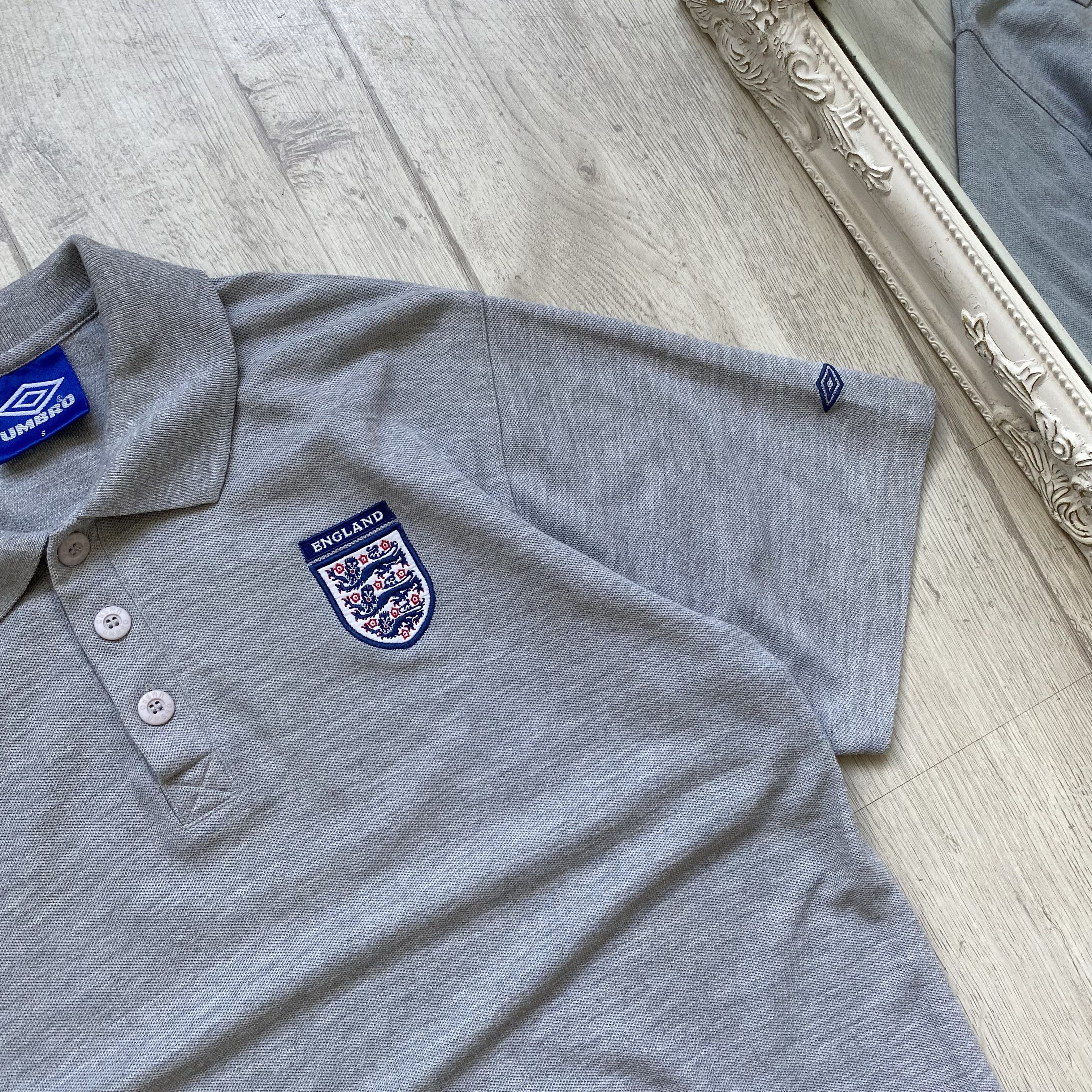 Umbro Vintage 90s Umbro England Soccer jersey Polo Size US S / EU 44-46 / 1 - 4 Thumbnail