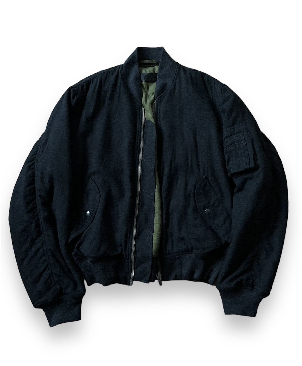 Haider Ackermann - Wool Blouson Jacket - Men - Green Haider Ackermann