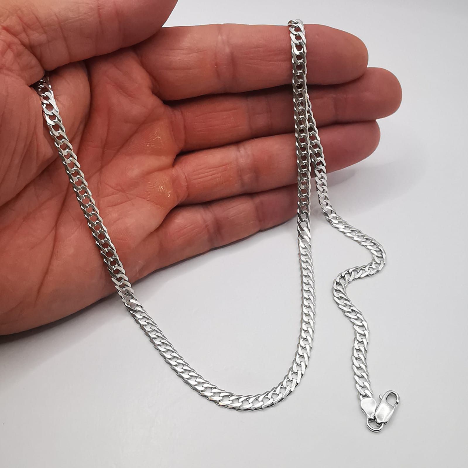 Sterling Silver Vintage Jewelry Chain, 925 Sterling Silver, Signed 15,63g Size ONE SIZE - 4 Thumbnail
