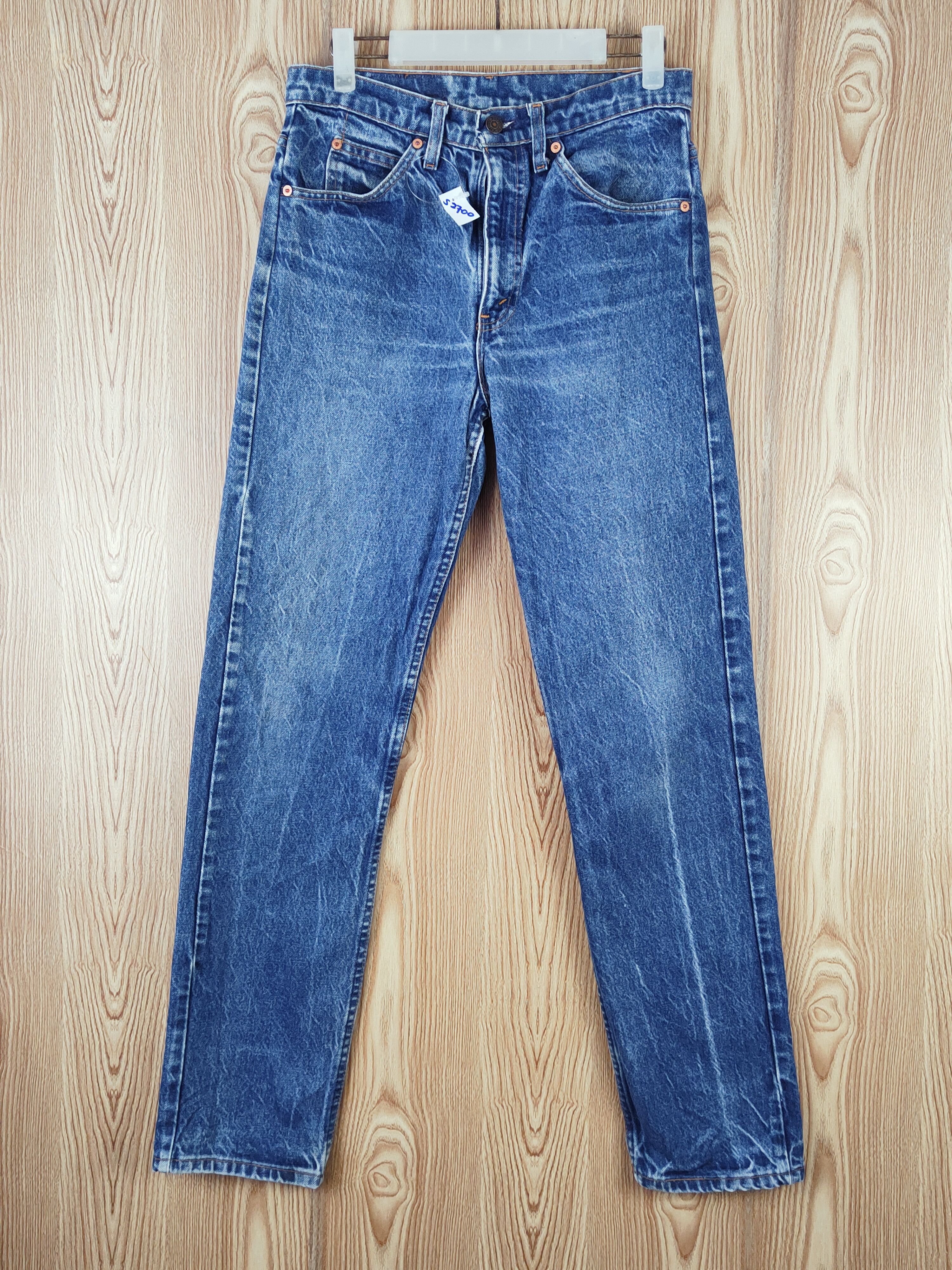 Levi's 505 Levi's orange tag faded Distressed Ripped denim #S2700 Size US 30 / EU 46 - 1 Thumbnail