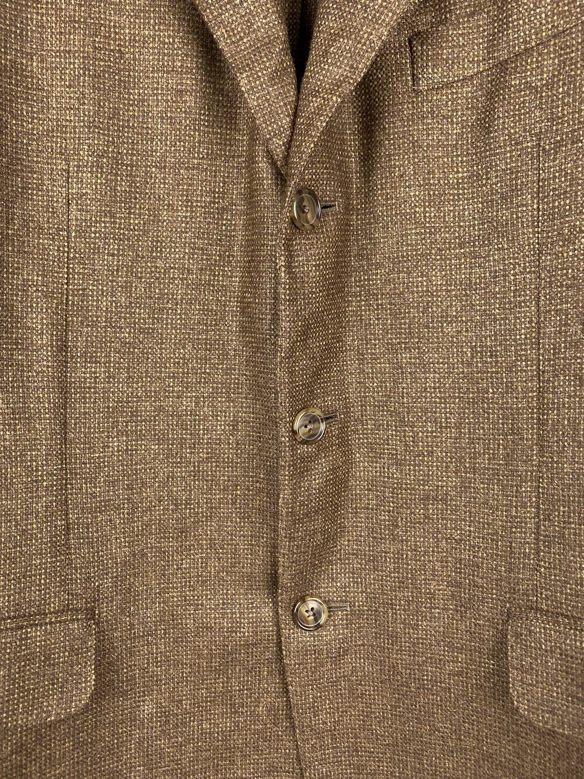 Ermenegildo Zegna Ermenegildo Zegna men’s wool / camel / silk blazer jacket Size 42R - 9 Thumbnail