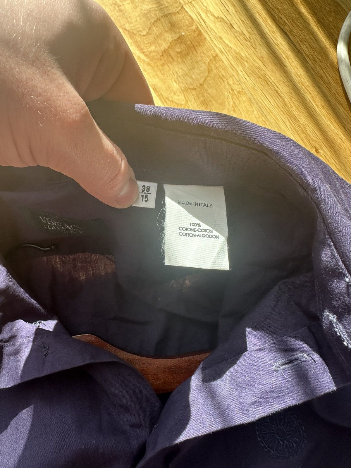 Versace × Vintage Versace classic v2 purple Size US M / EU 48-50 / 2 - 10 Thumbnail