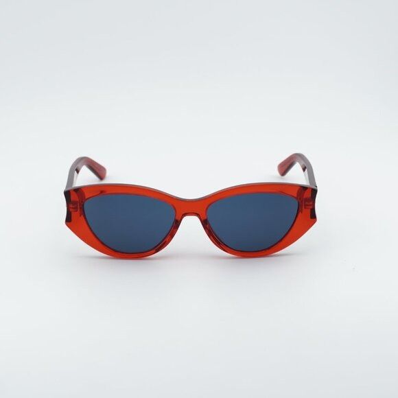 Dior Dior DIORGLOW B1I 35B0 Sunglasses Red Cat Eye Frame Size ONE SIZE - 6 Thumbnail