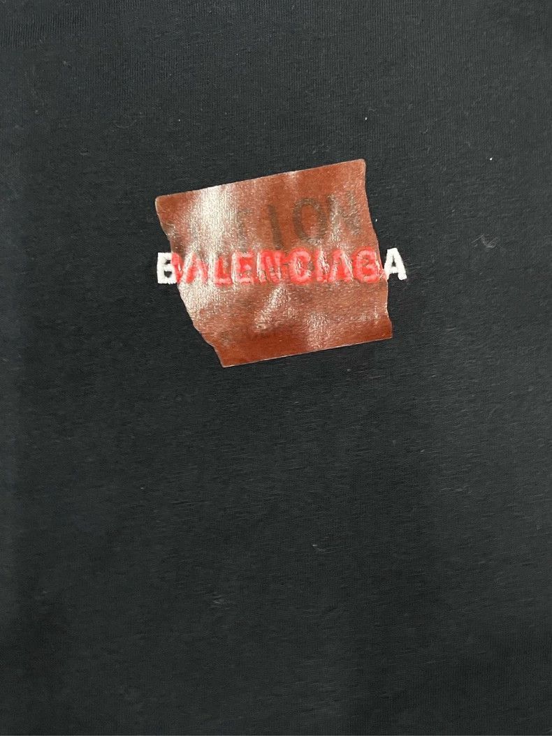 Balenciaga Balenciaga Back Letter Print Tshirt Size M-2505 Size US M / EU 48-50 / 2 - 4 Thumbnail