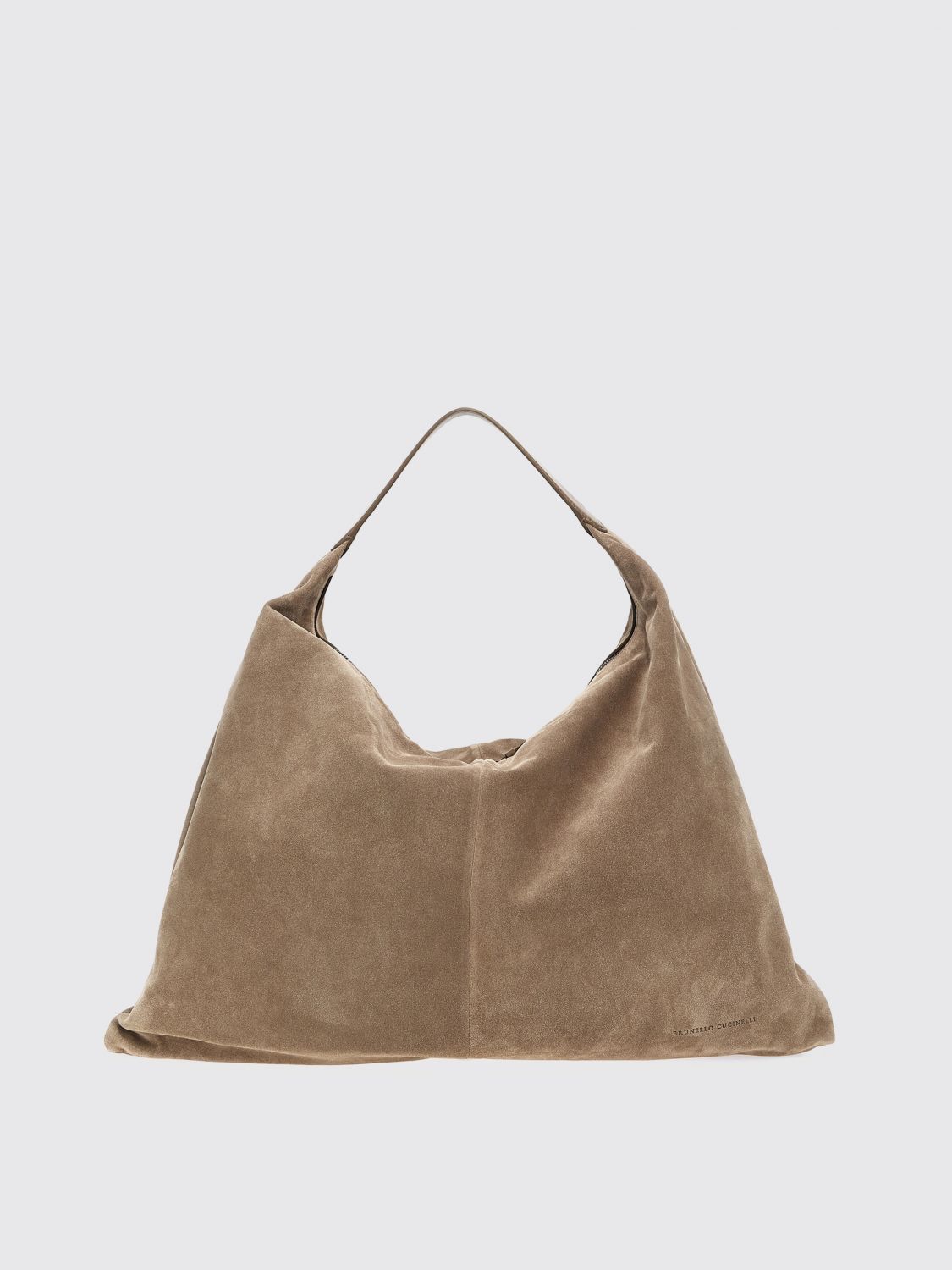 Brunello Cucinelli Shoulder Bag Woman Grey, Women's