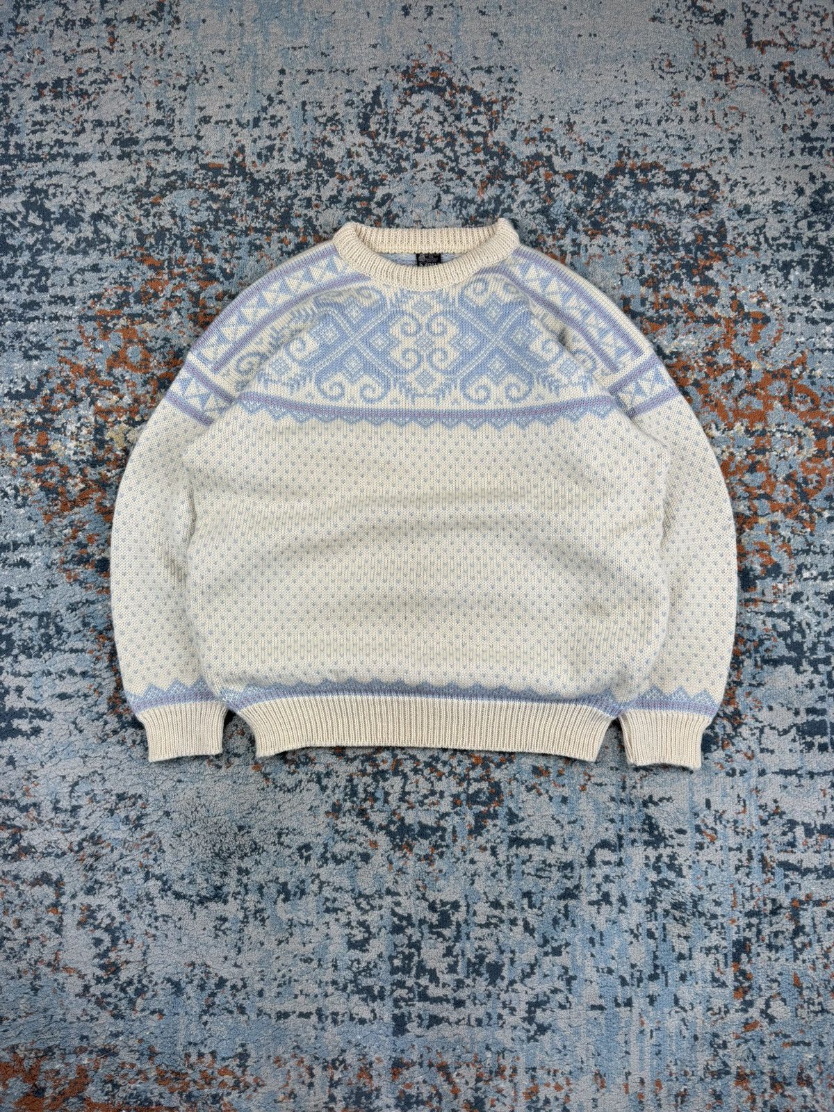 Dale Of Norway Vintage 90s Dale of Norway heavy wool sweater knit Size US L / EU 52-54 / 3 - 1 Thumbnail