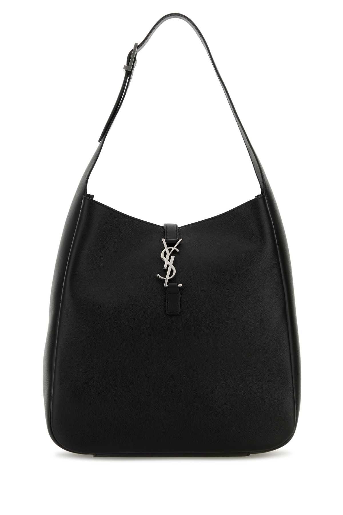 Saint Laurent Paris Black Leather Le 5 Ã 7 Shoulder Bag Size ONE SIZE - 1 Thumbnail