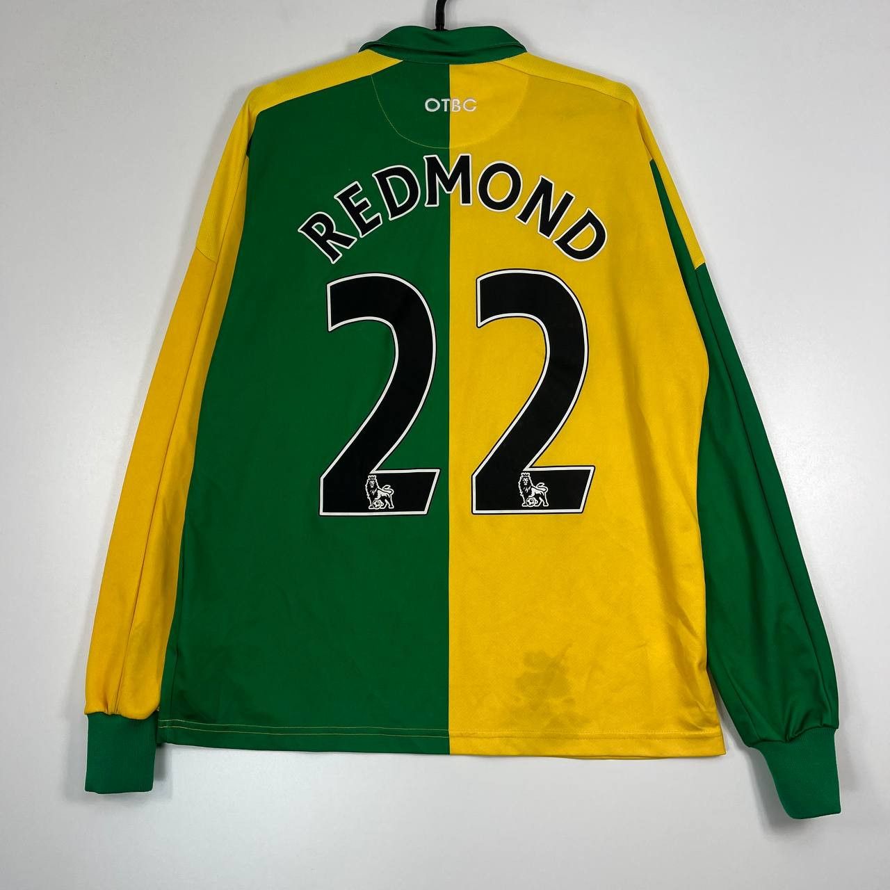 Errea Norwich City 2015 Anniversary Home Soccer Jersey Errea Sz L Size US L / EU 52-54 / 3 - 7 Thumbnail