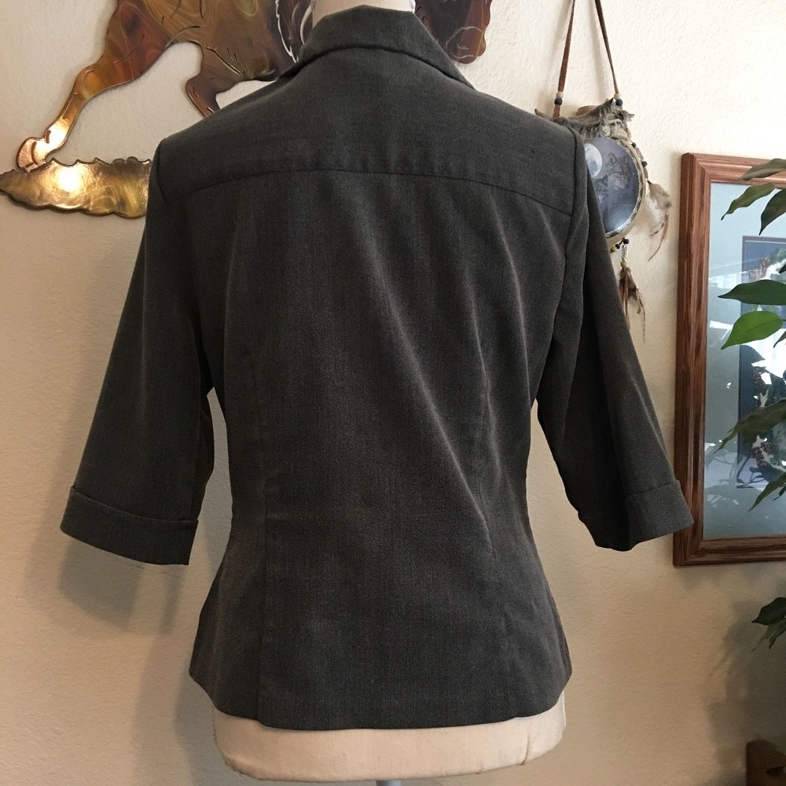 Other Mixit gray button front jacket 10 Size L / US 10 / IT 46 - 4 Thumbnail