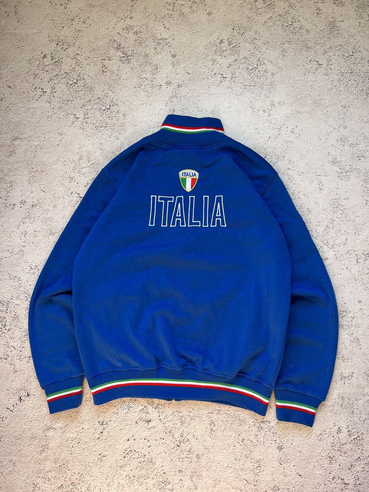 Vintage Y2K ITALIA BIG LOGO TRACK JACKET LIKE KAPPA BLOKE CORE Size US XL / EU 56 / 4 - 7 Thumbnail