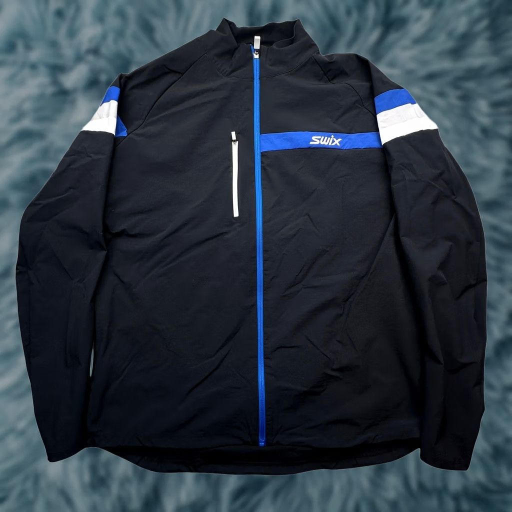 Vintage Swix Focus Breathable Windproof Active Jacket Mens XXL Black Full Zip Windbreaker Jacket Size US XXL / EU 58 / 5 - 1 Thumbnail