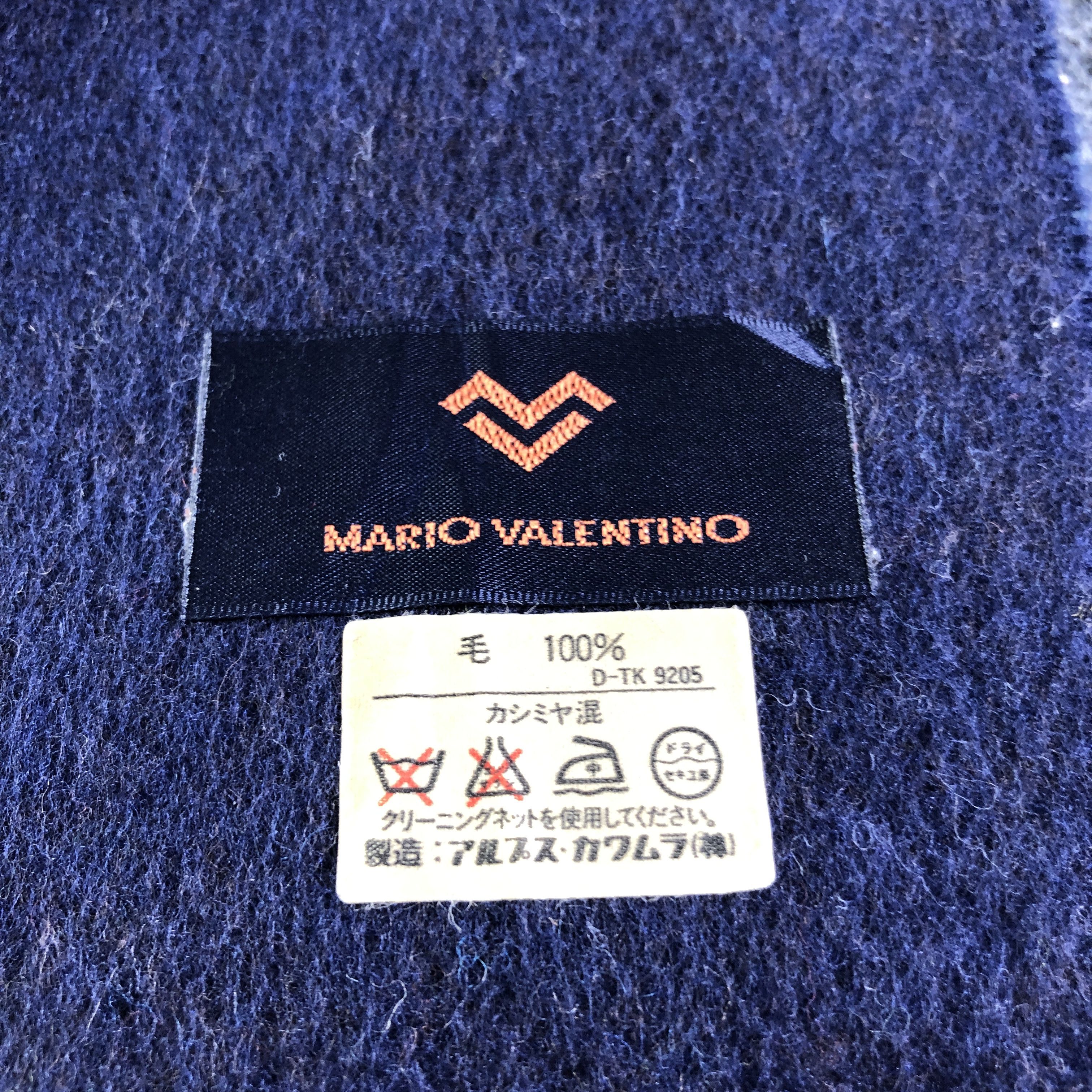 Mario Valentino Mario Valentino Tartan Wool Scarf Muffler Neckwear V2810 Size ONE SIZE - 5 Thumbnail