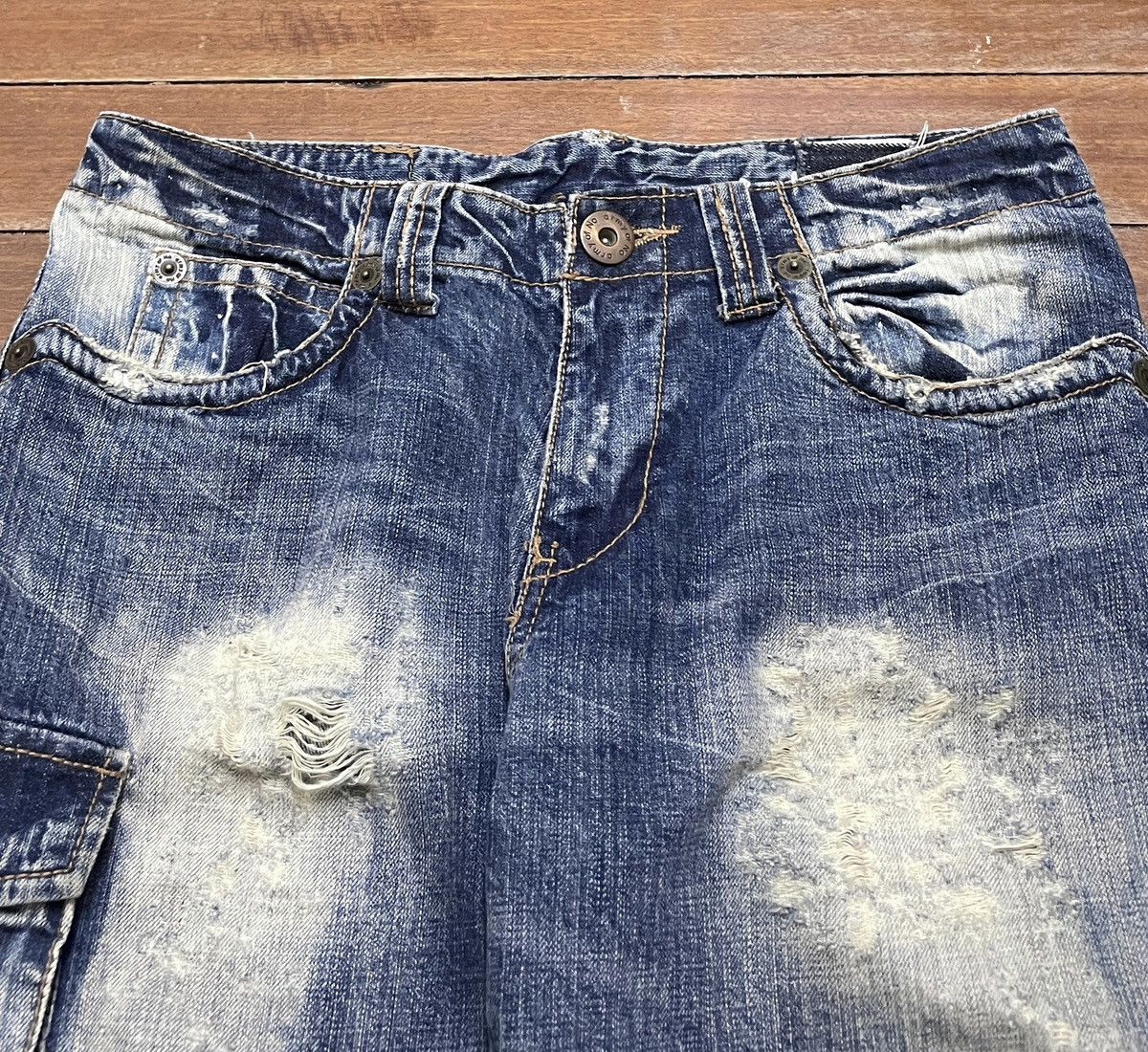 Japanese Brand × Le Grande Bleu (L.G.B.) × Vintage Rare Design Vintage Japanese Brand 2006 Jeans 1990s Size US 32 / EU 48 - 3 Thumbnail