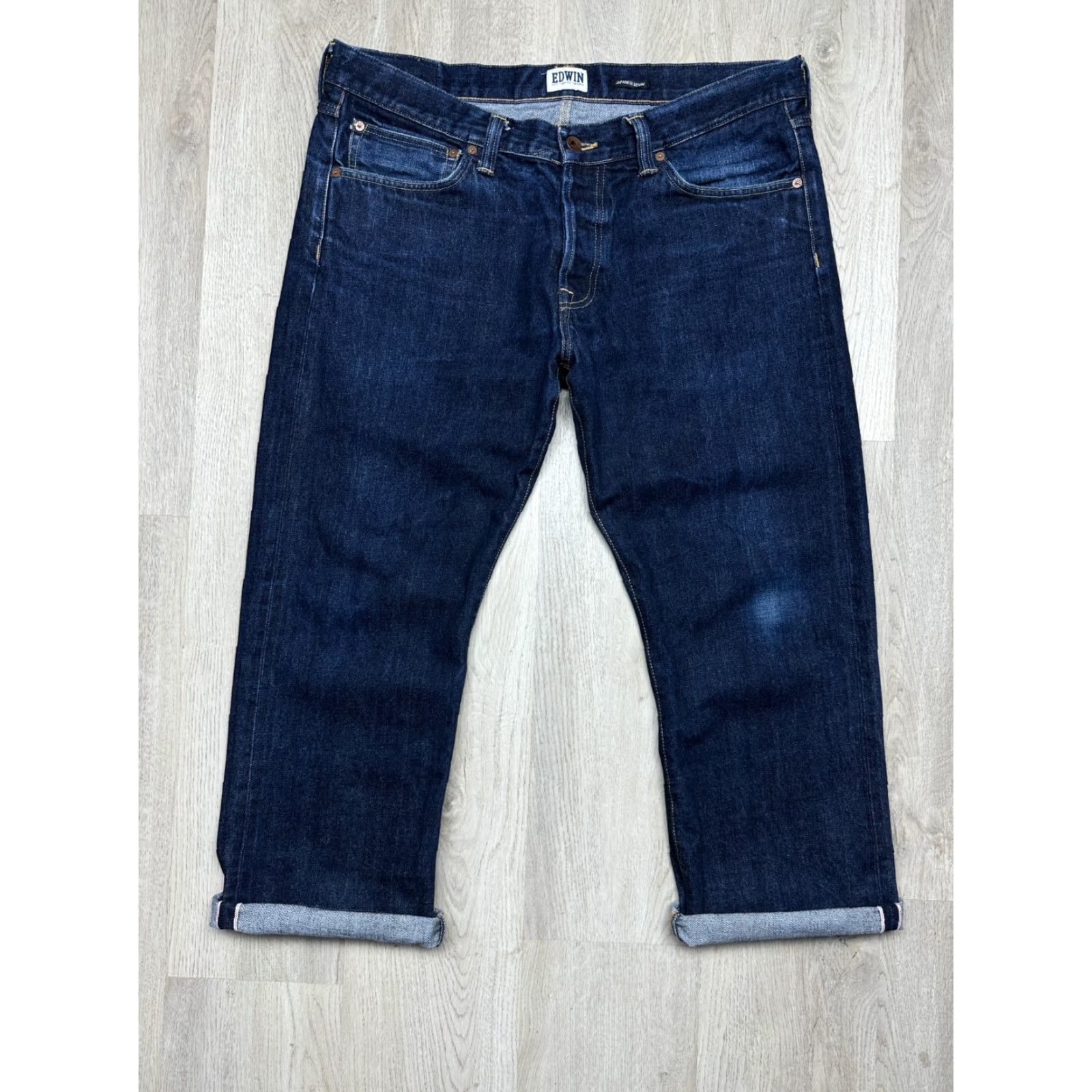 Edwin Edwin Jeans Mens Regular Straight Denim Pants Size 38 Blue Size US 38 / EU 54 - 3 Thumbnail