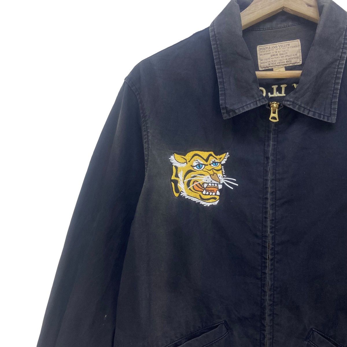 Japanese Brand Vintage Purple&Yellow Viet-nam 55-65 Souvenir Jacket Size US XS / EU 42 / 0 - 4 Thumbnail