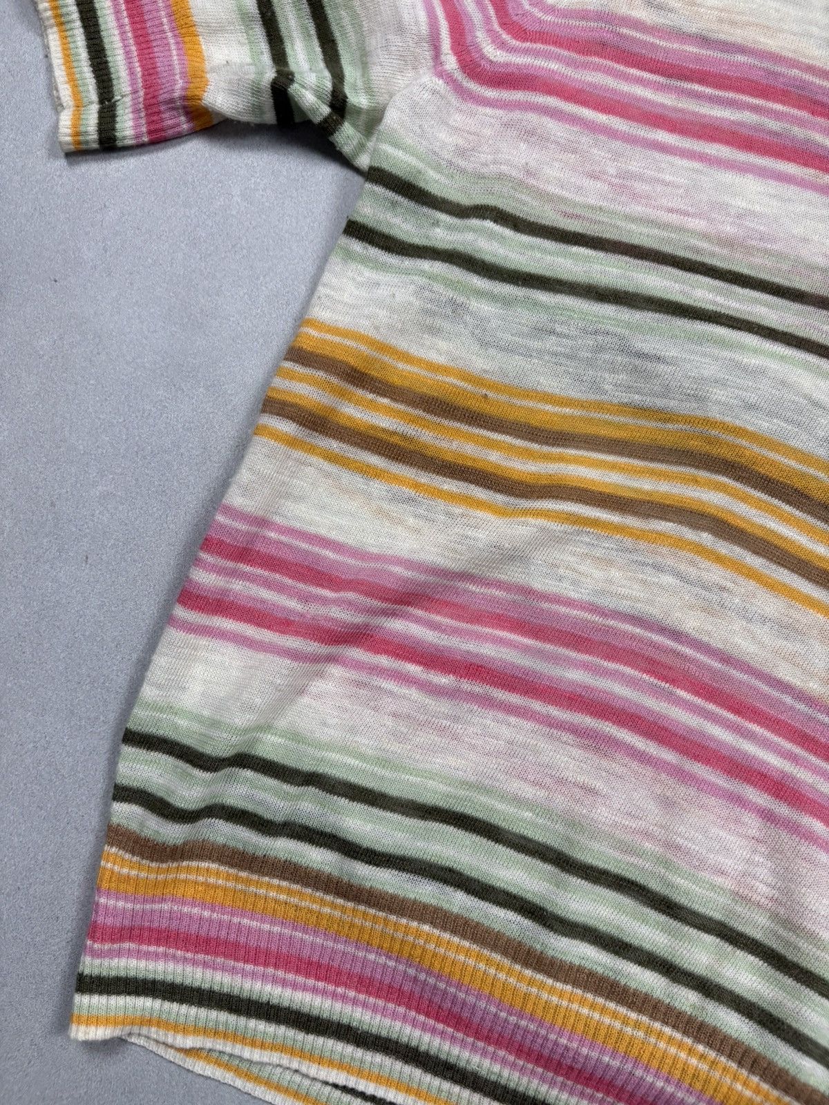 Other MOS MOSH Striped V-Neck Lightweight Knit Top Women’s S Size S / US 4 / IT 40 - 6 Thumbnail