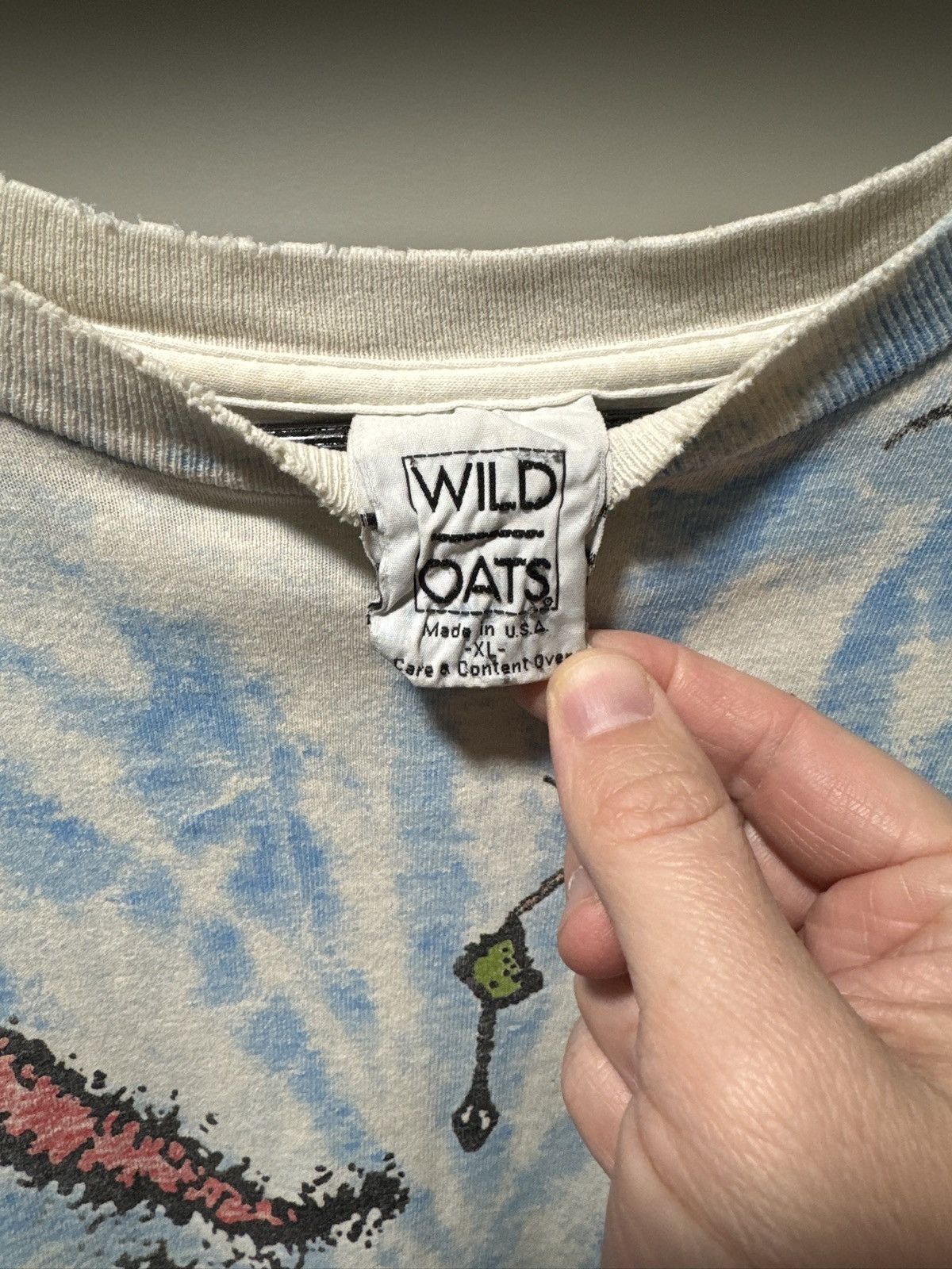 Vintage Vintage 90’s The Cure AOP (wild oats tag) XL Band Size US XL / EU 56 / 4 - 4 Thumbnail
